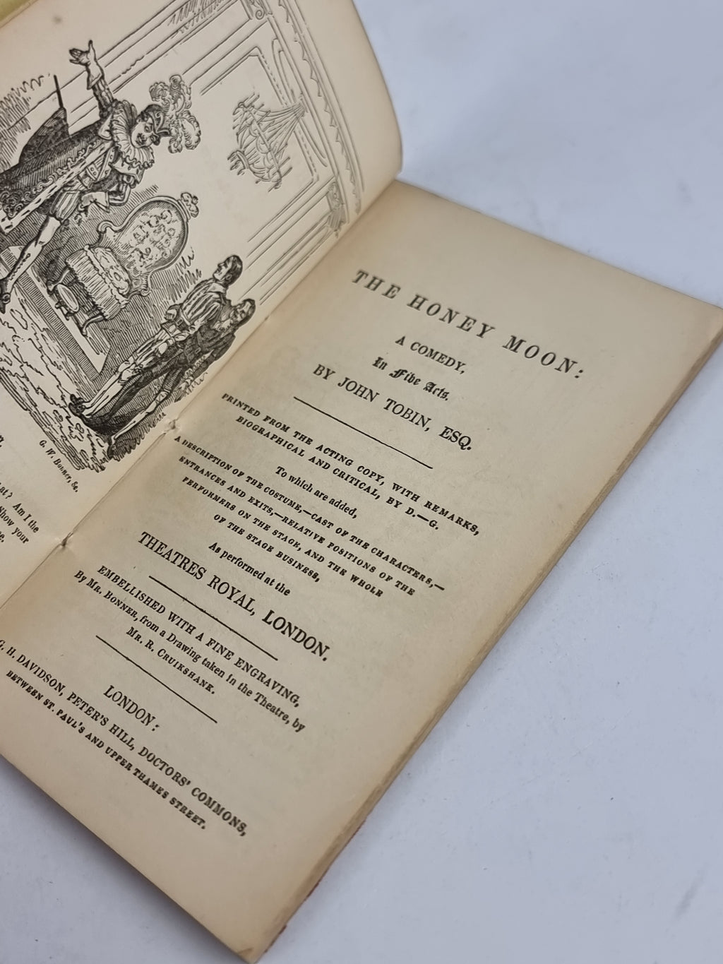 The Honey Moon: A Comedy, in Five Acts, John Tobin — Cumberland's British Theatre Ed