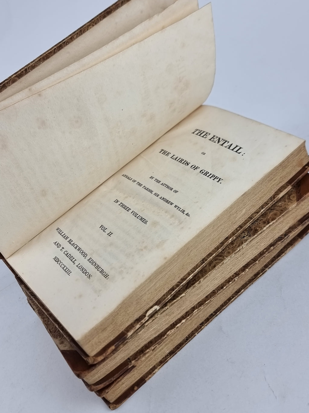 The Entail: or, The Lairds of Grippy, John Galt — 1st Edition