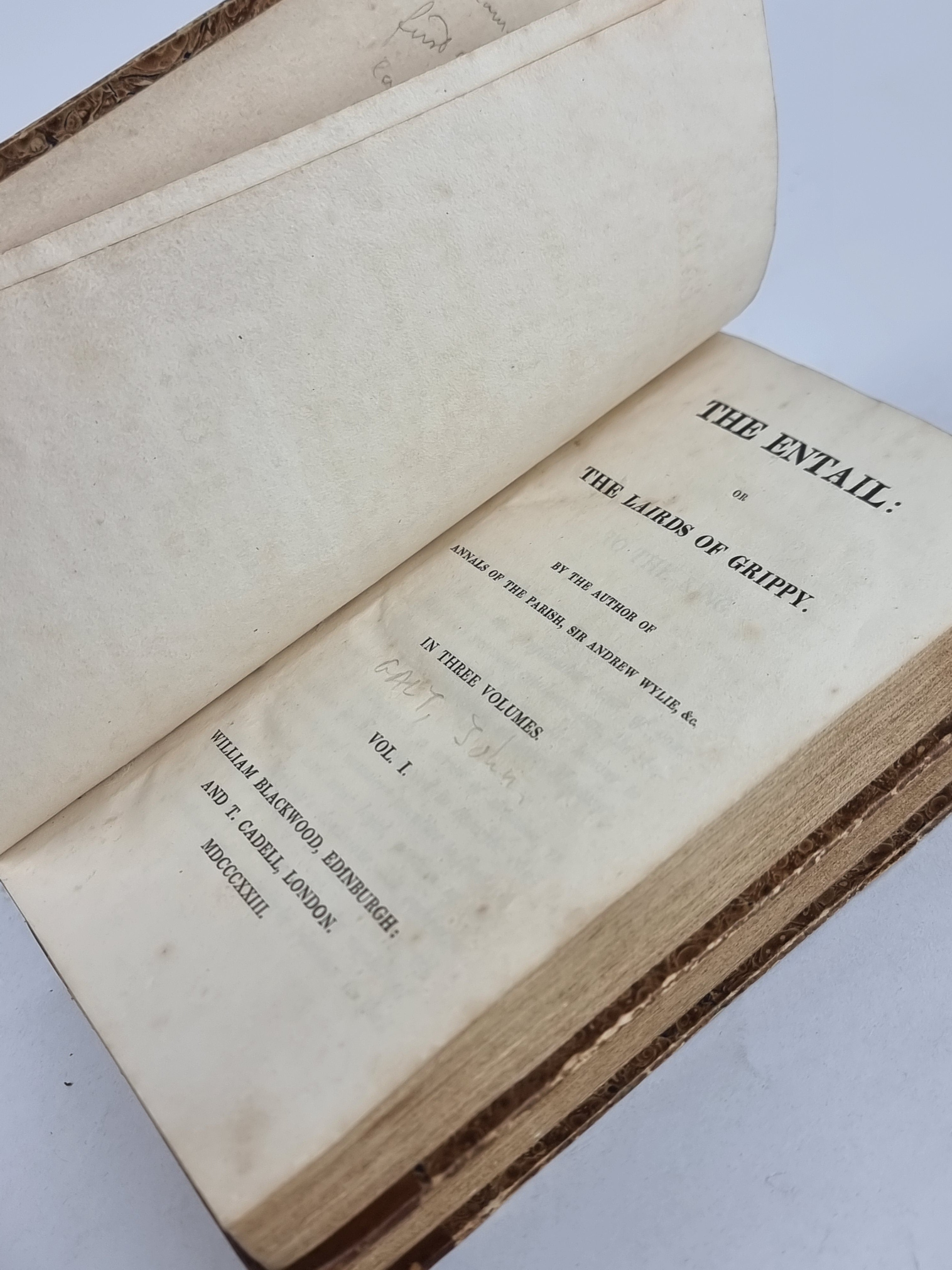 The Entail: or, The Lairds of Grippy, John Galt — 1st Edition