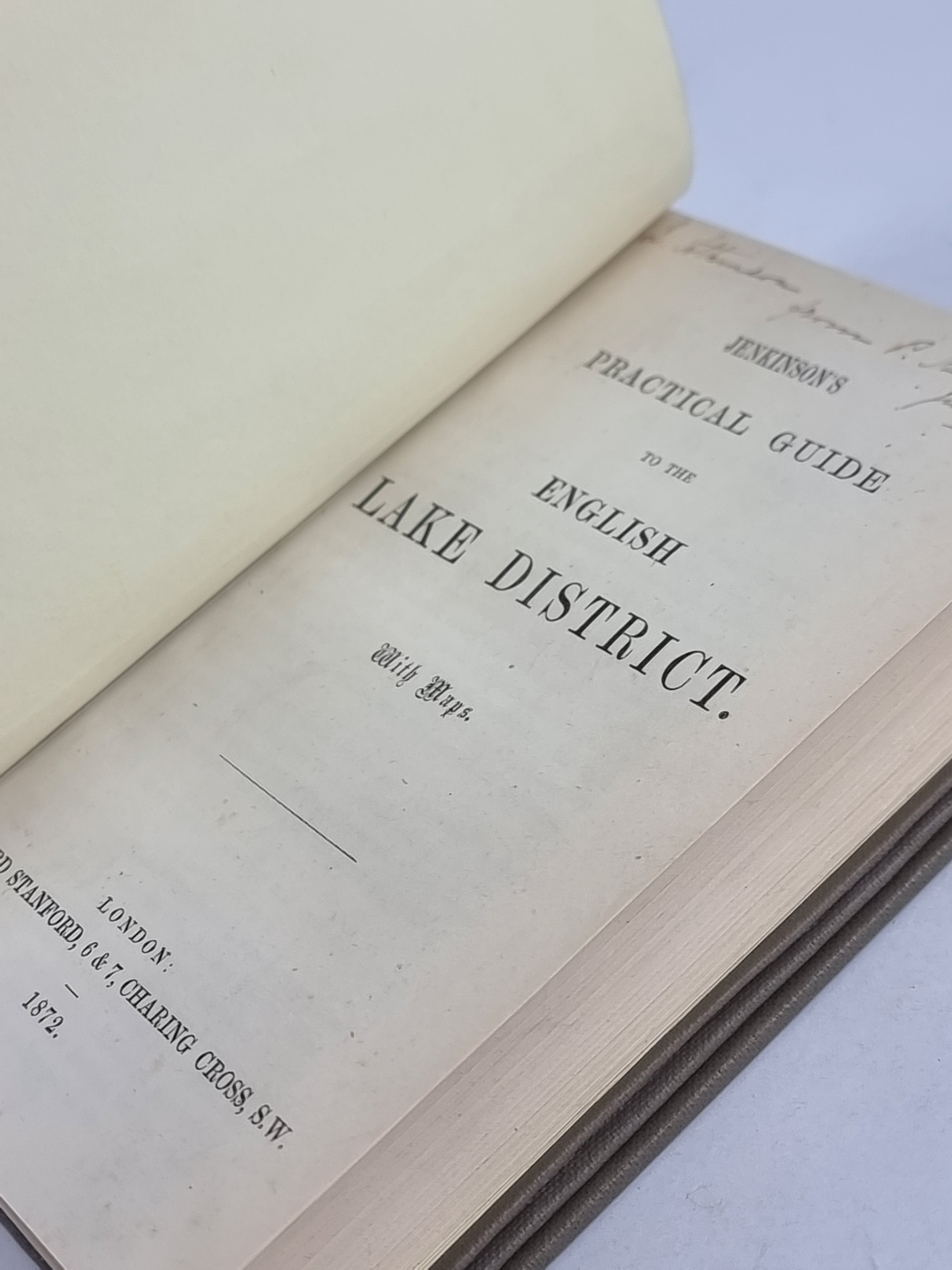 Jenkinson’s Practical Guide to the English Lake District, Henry Irwin Jenkinson — 1st Ed