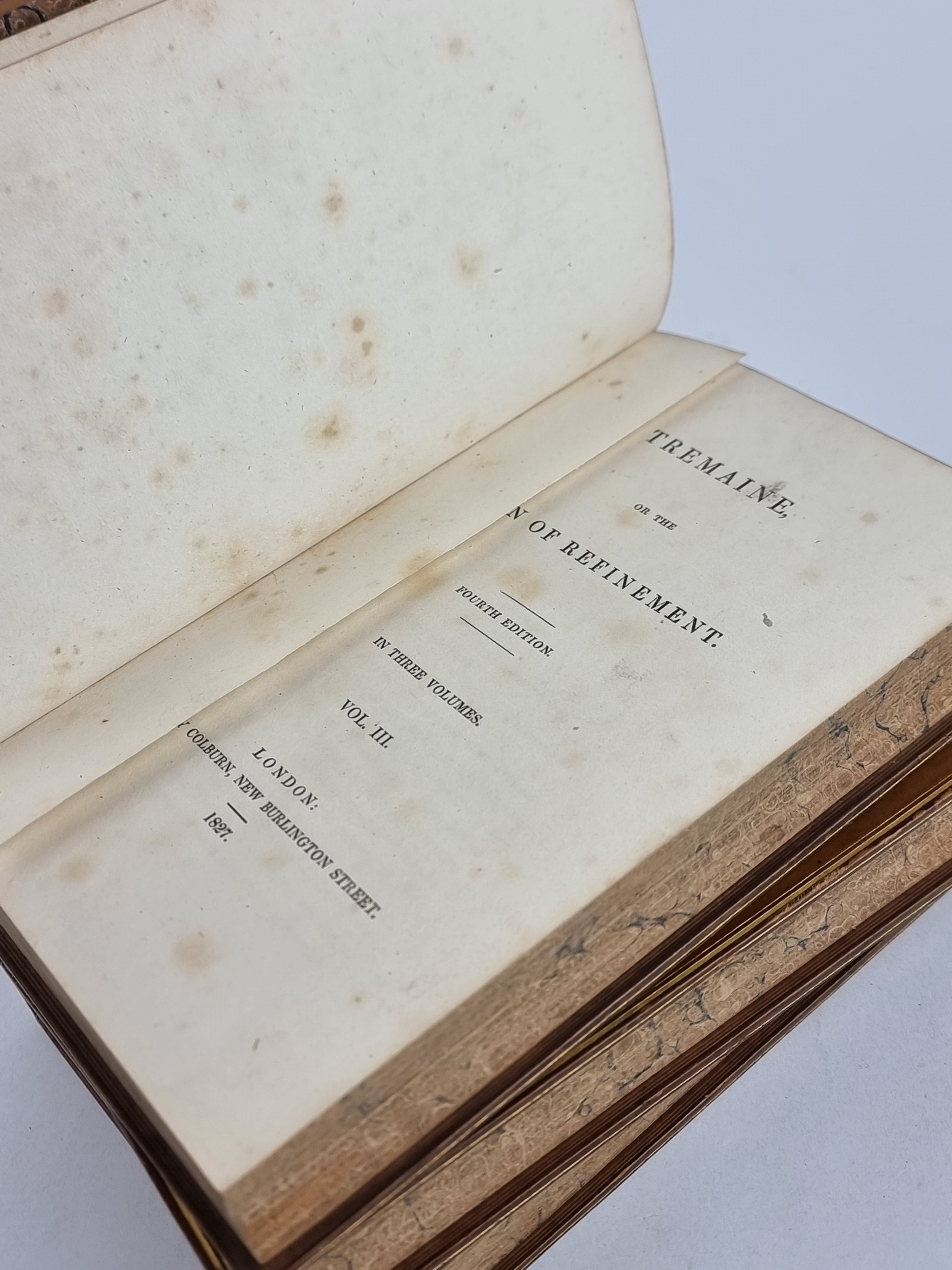 Tremaine, or The Man of Refinement, Robert Plumer Ward — 4th Edition, Signed
