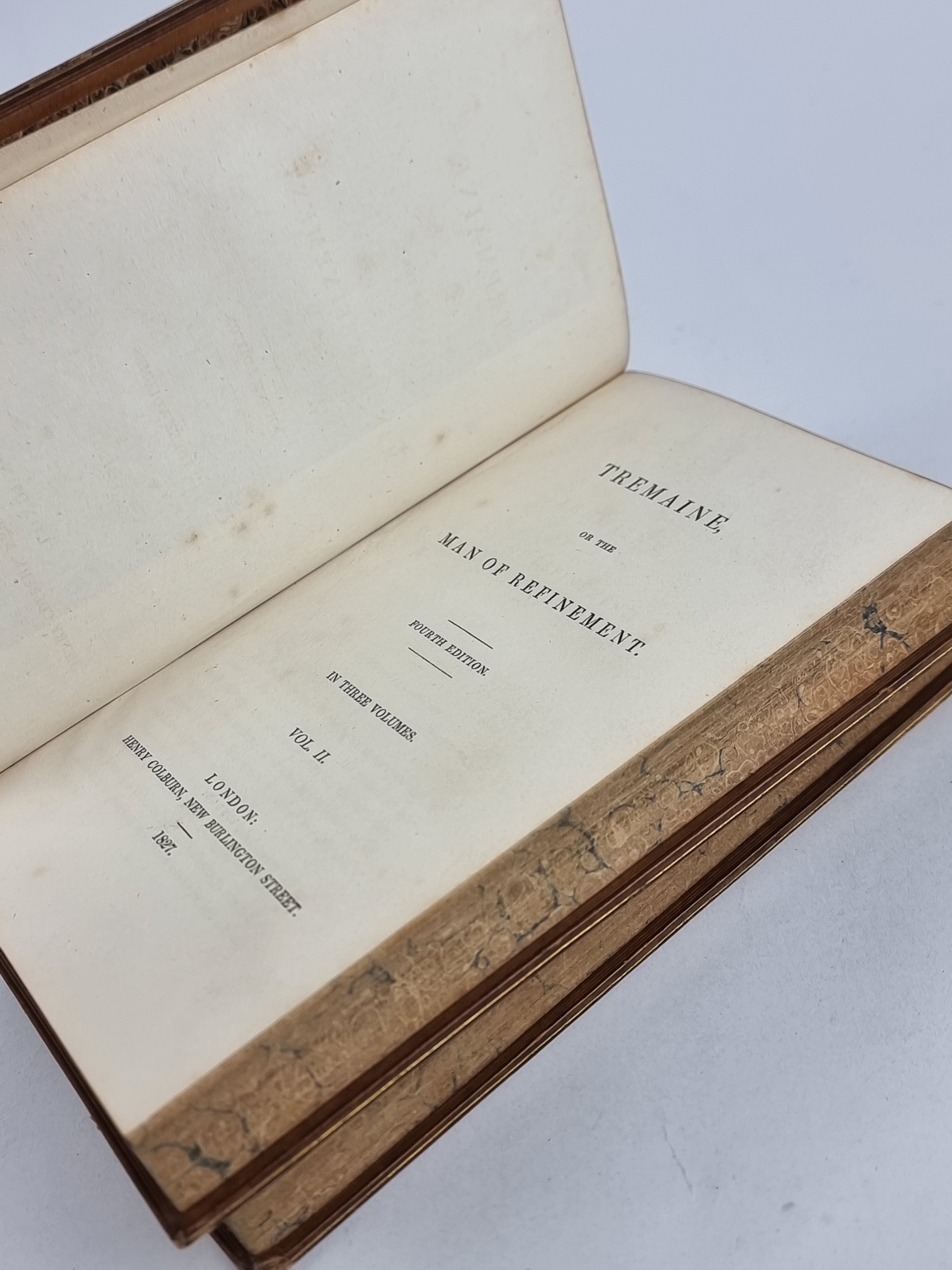 Tremaine, or The Man of Refinement, Robert Plumer Ward — 4th Edition, Signed