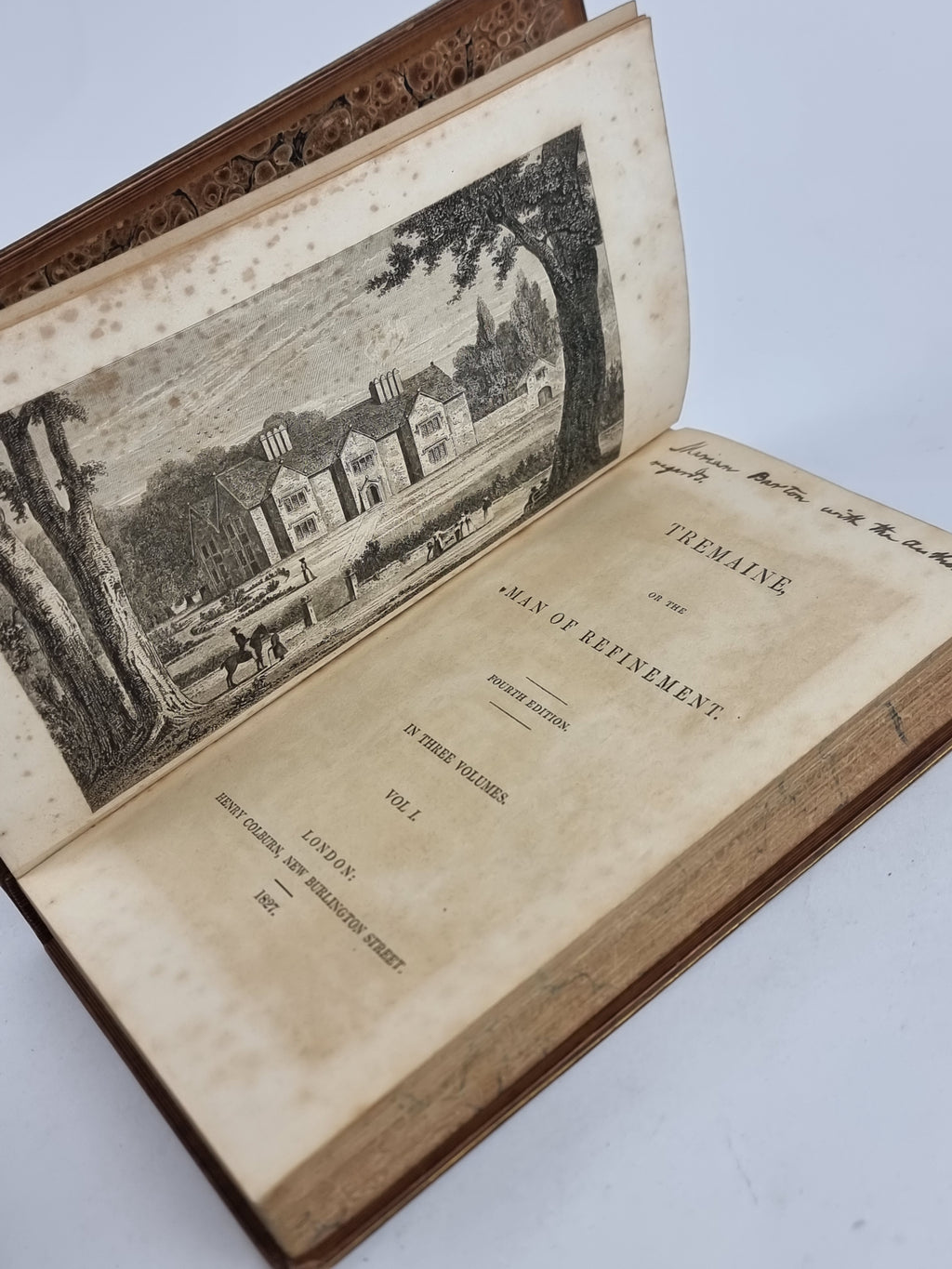 Tremaine, or The Man of Refinement, Robert Plumer Ward — 4th Edition, Signed