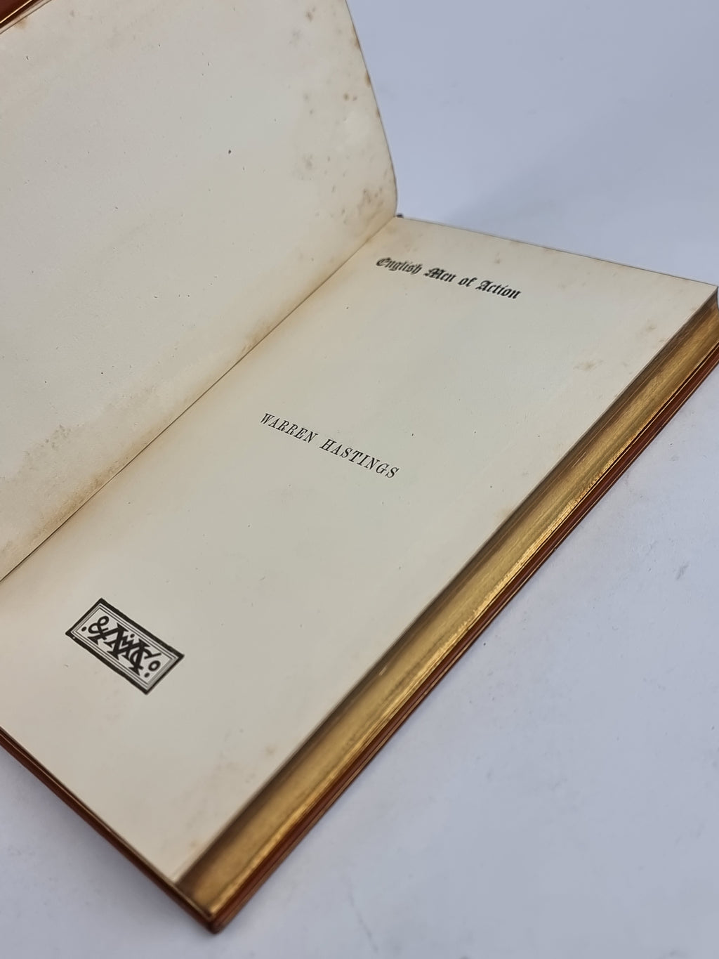 Warren Hastings, Sir A. Lyall — 1902 Reprint
