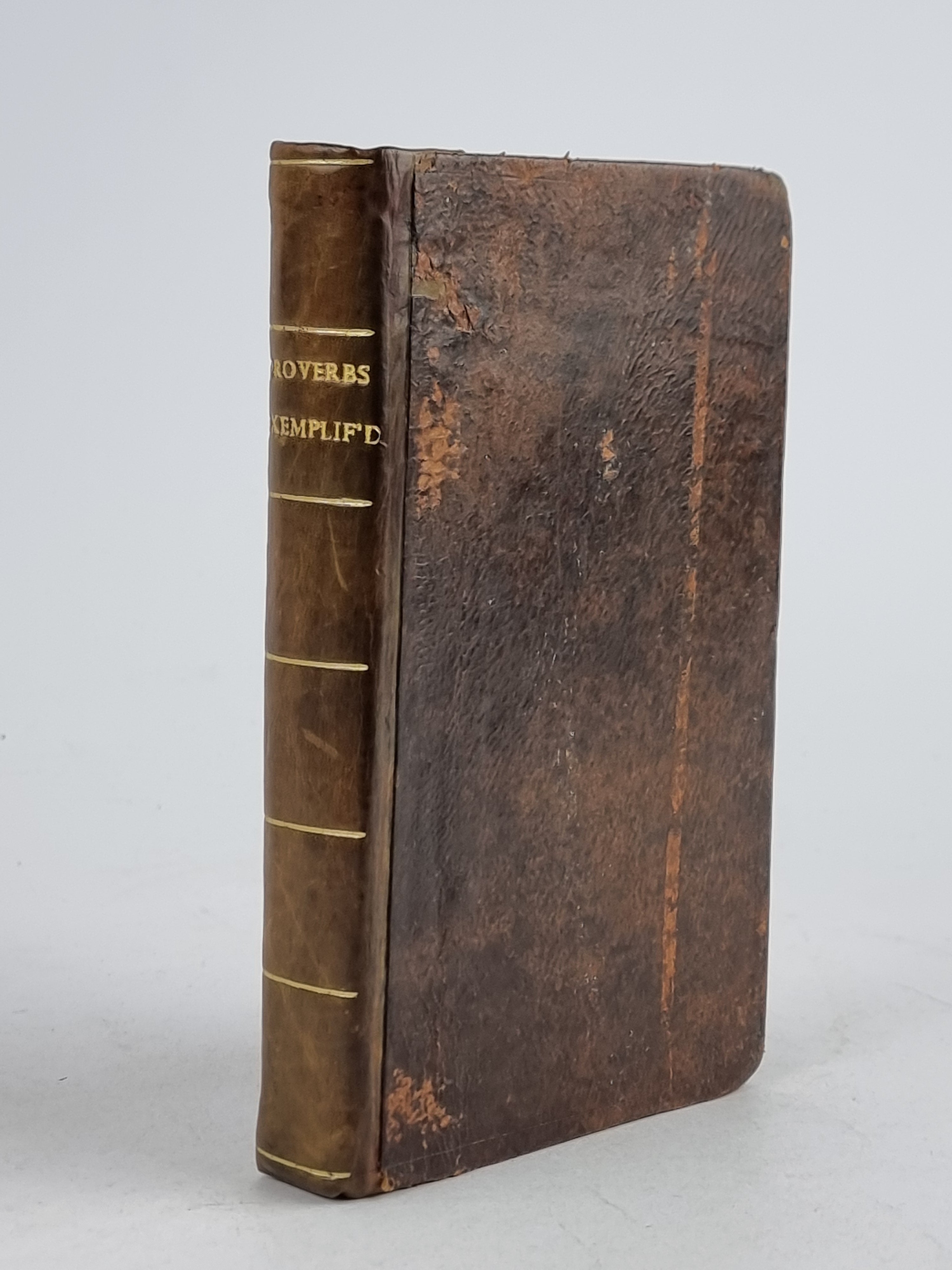 Proverbs Exemplified; Illustrated by Pictures from Real Life, Rev. John Trusler — 1st Ed