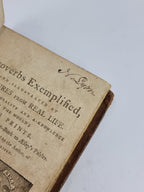 Proverbs Exemplified; Illustrated by Pictures from Real Life, Rev. John Trusler — 1st Ed