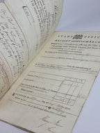 Stamp Office, Receipt and Discharge: Personal Estate of John Sparling, Edward Chaffers &amp; John Bolton