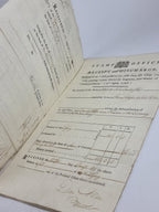 Stamp Office, Receipt and Discharge: Personal Estate of John Sparling, Edward Chaffers &amp; John Bolton