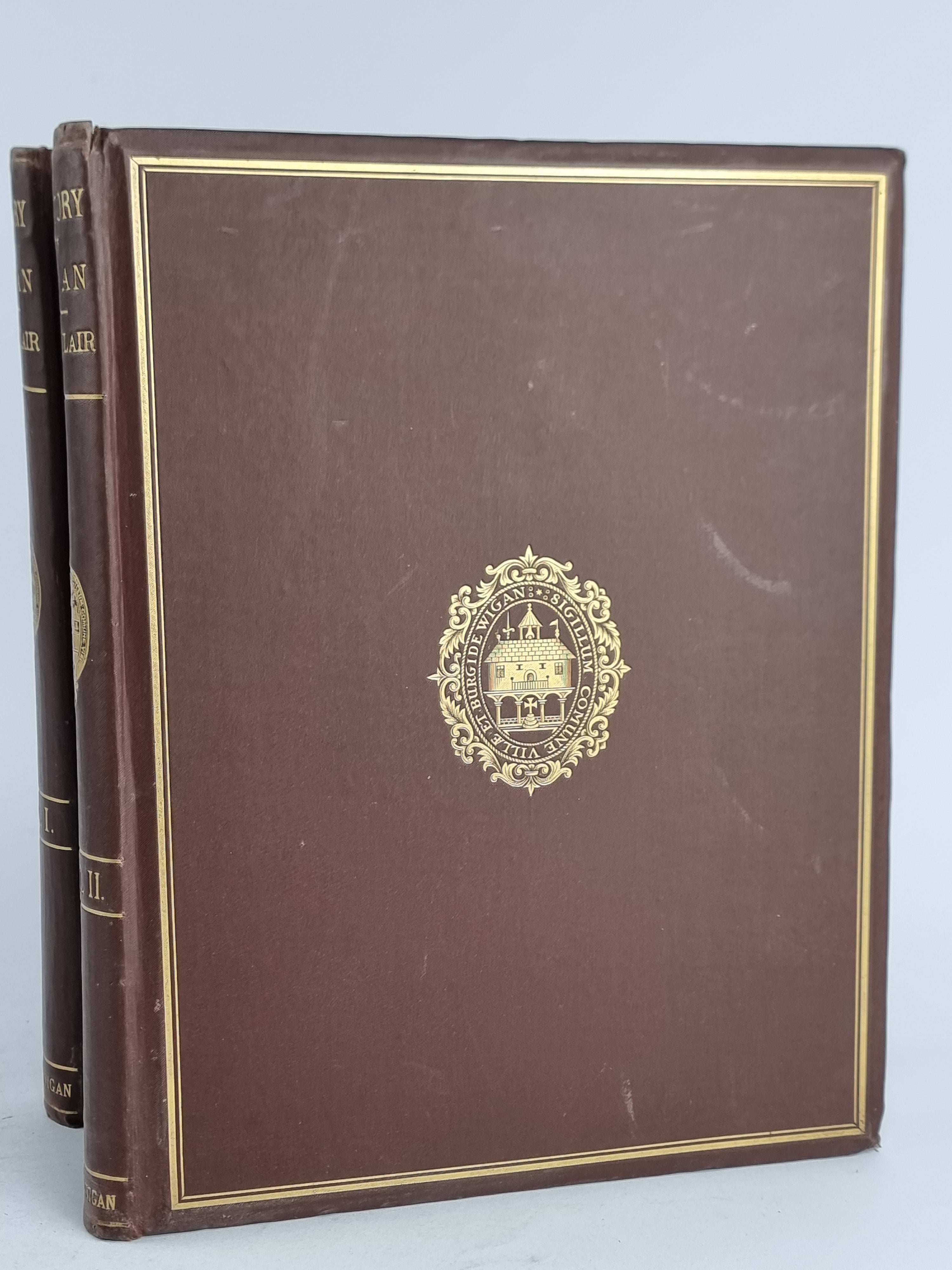 History of Wigan, D. Sinclair (Volumes 1 & 2) — 1st Edition