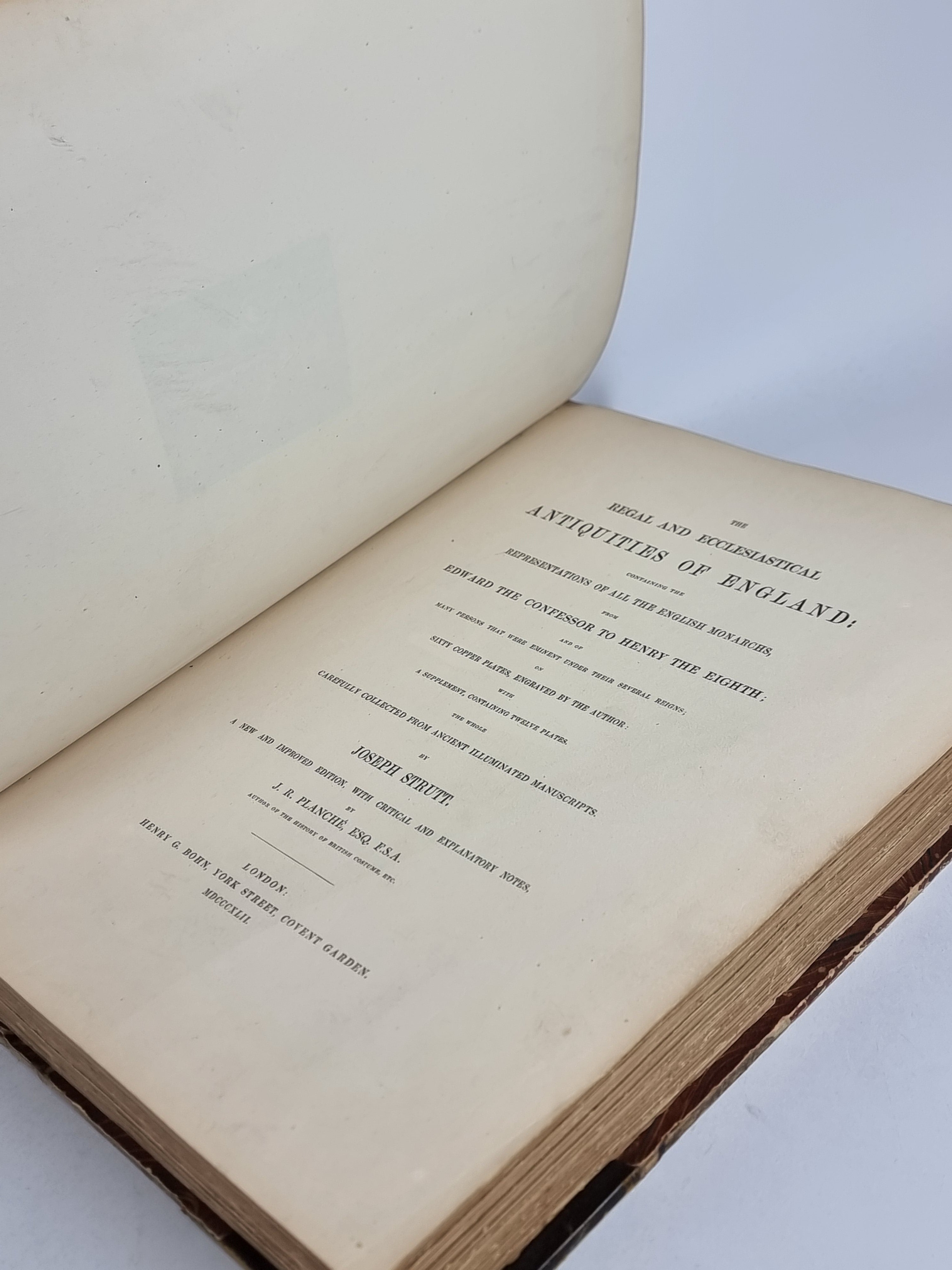 The Regal and Ecclesiastical Antiquities of England, Joseph Strutt