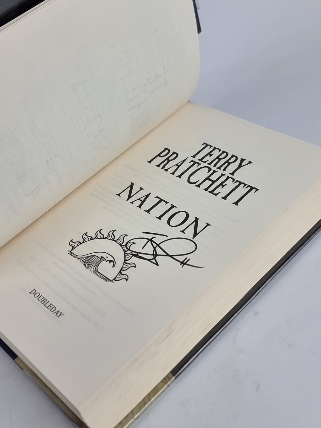 Nation, Terry Pratchett 1st Edition Signed