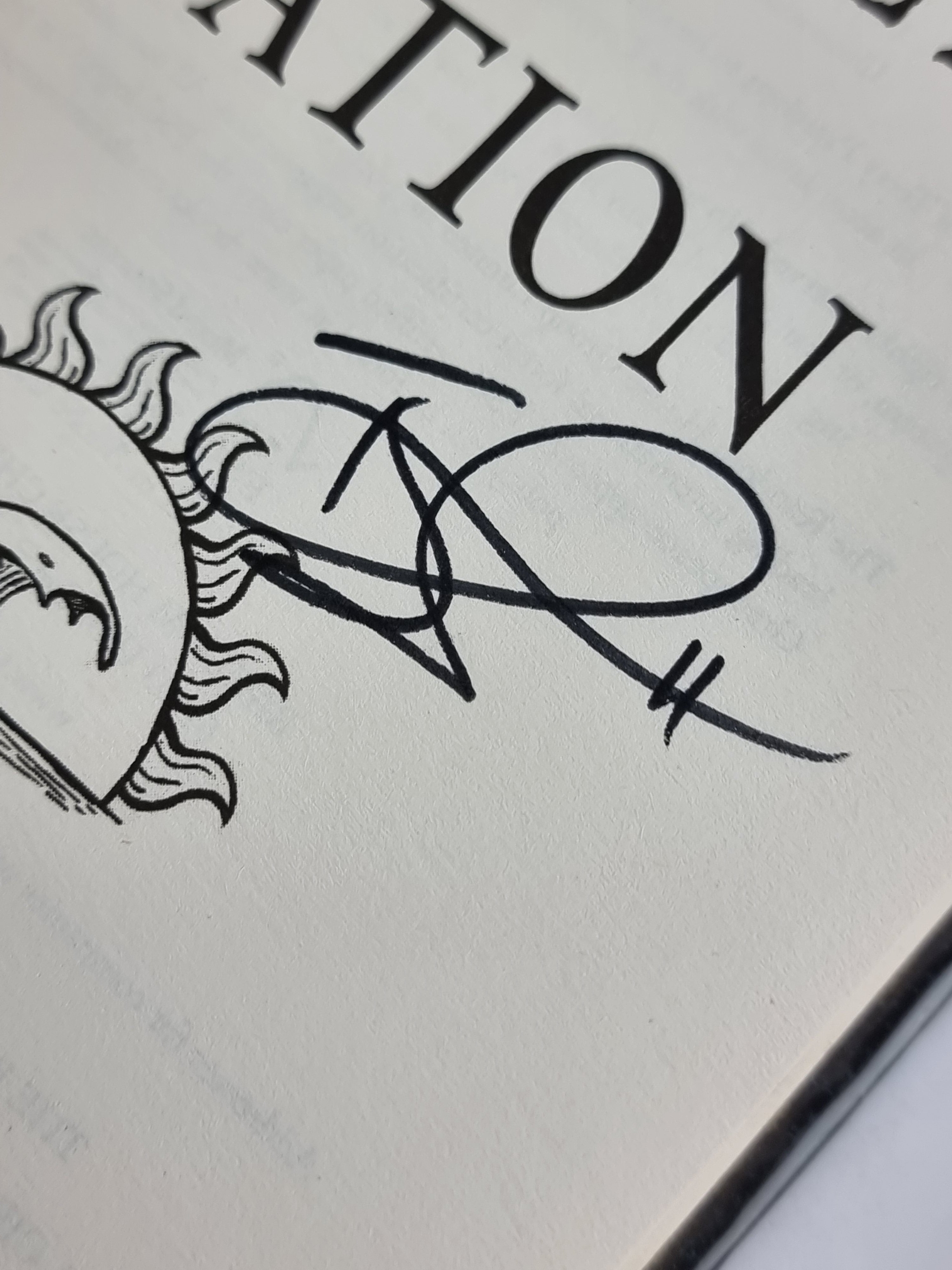 Nation, Terry Pratchett 1st Edition Signed
