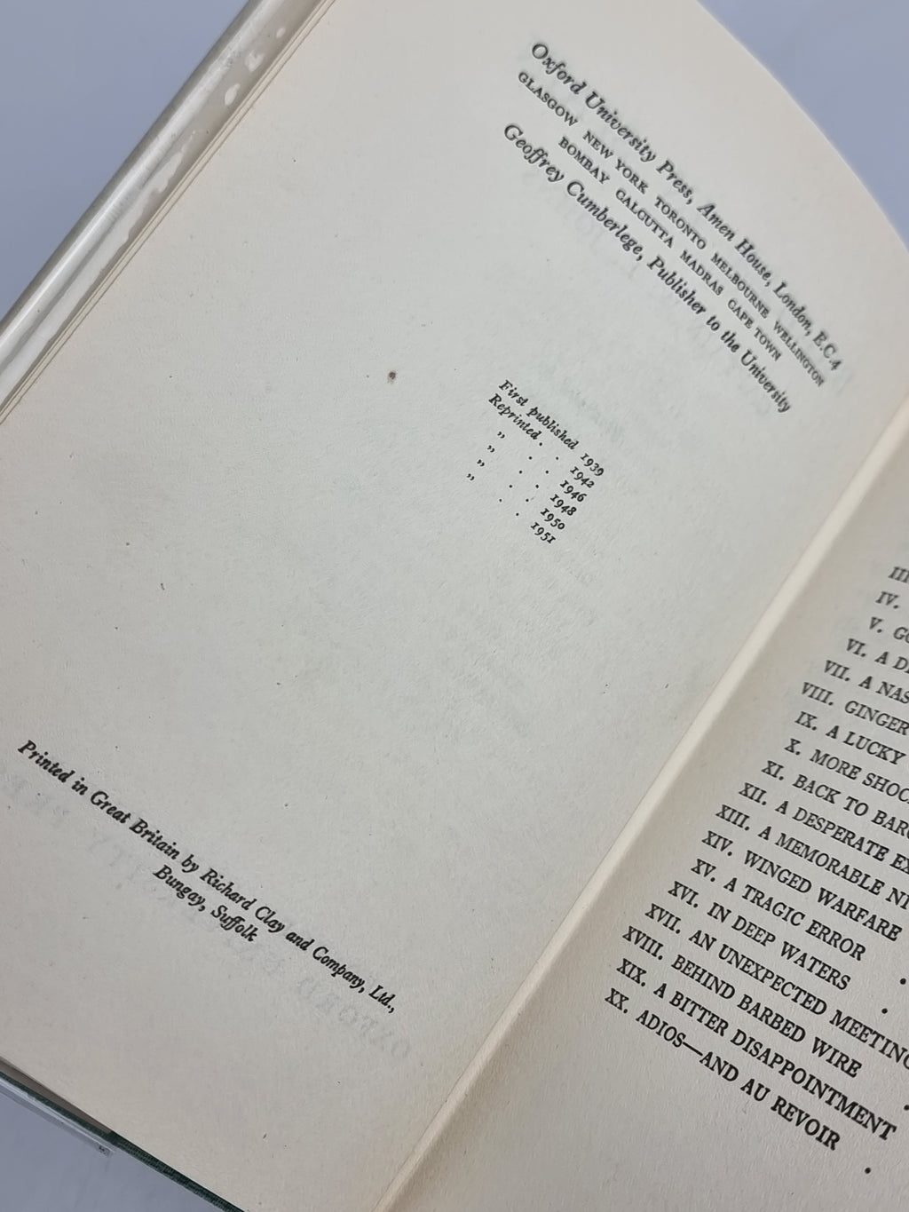 Biggles in Spain, Captain W. E. Johns — 1951 Reprint