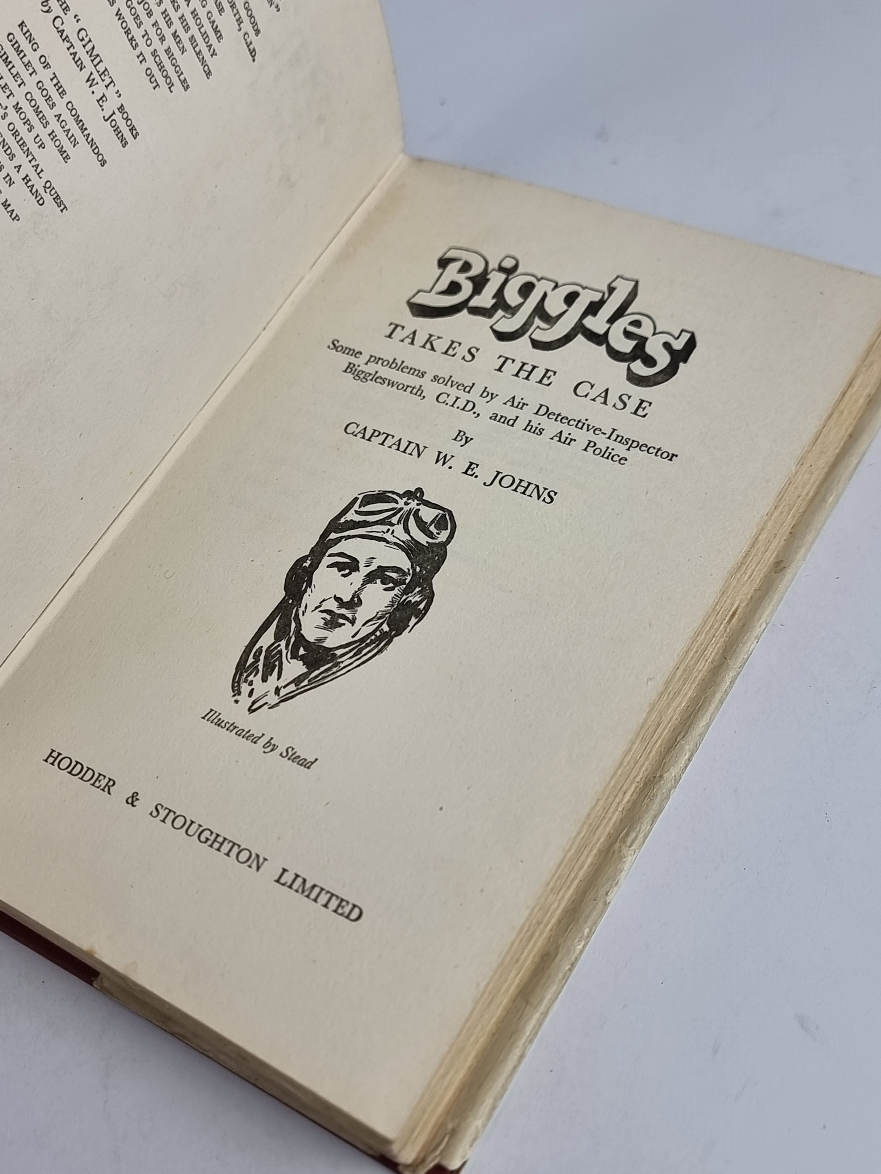 Biggles Takes the Case, Captain W. E. Johns — 1st Edition