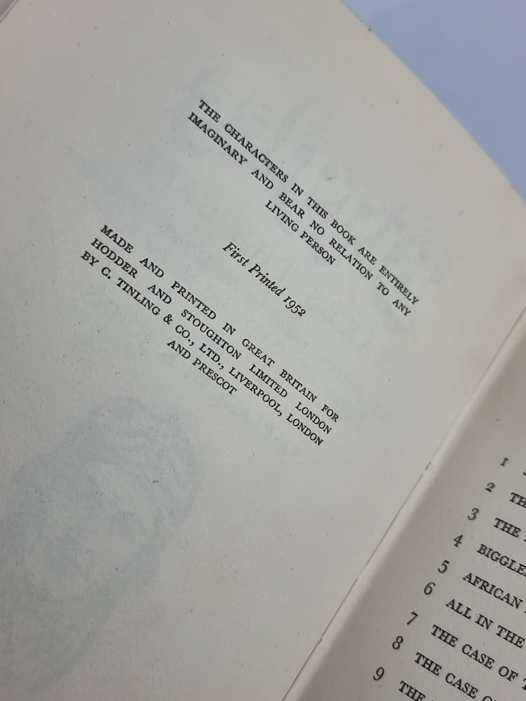 Biggles Takes the Case, Captain W. E. Johns — 1st Edition