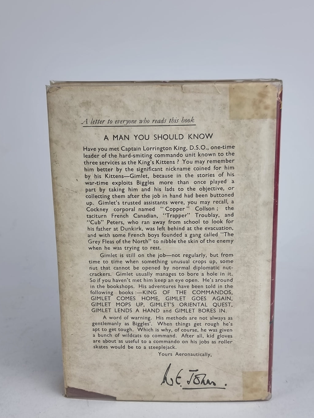 Biggles Works It Out, Captain W.E. Johns — 1st Edition