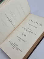 The Bravo. A Venetian Story, James Fenimore Cooper — 1st UK Edition