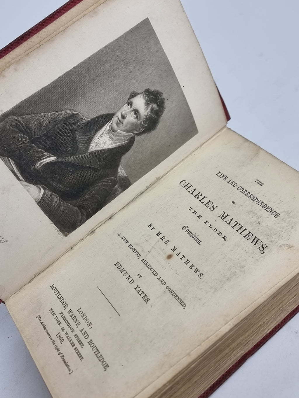 The Life and Correspondence of Charles Matthews... Mrs. Matthews — New Edition
