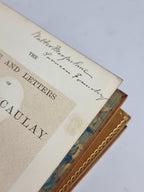 The Life and Letters of Lord Macaulay, George Otto Trevelyan — 1st Edition