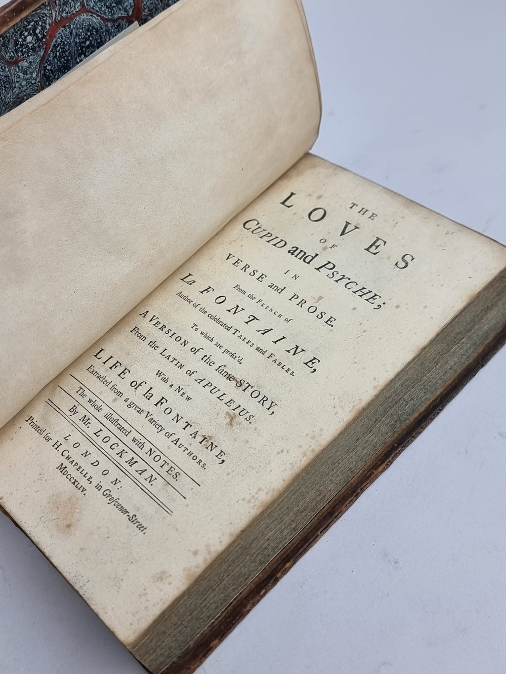 The Loves of Cupid and Psyche; in Verse and Prose, Jean de La Fontaine