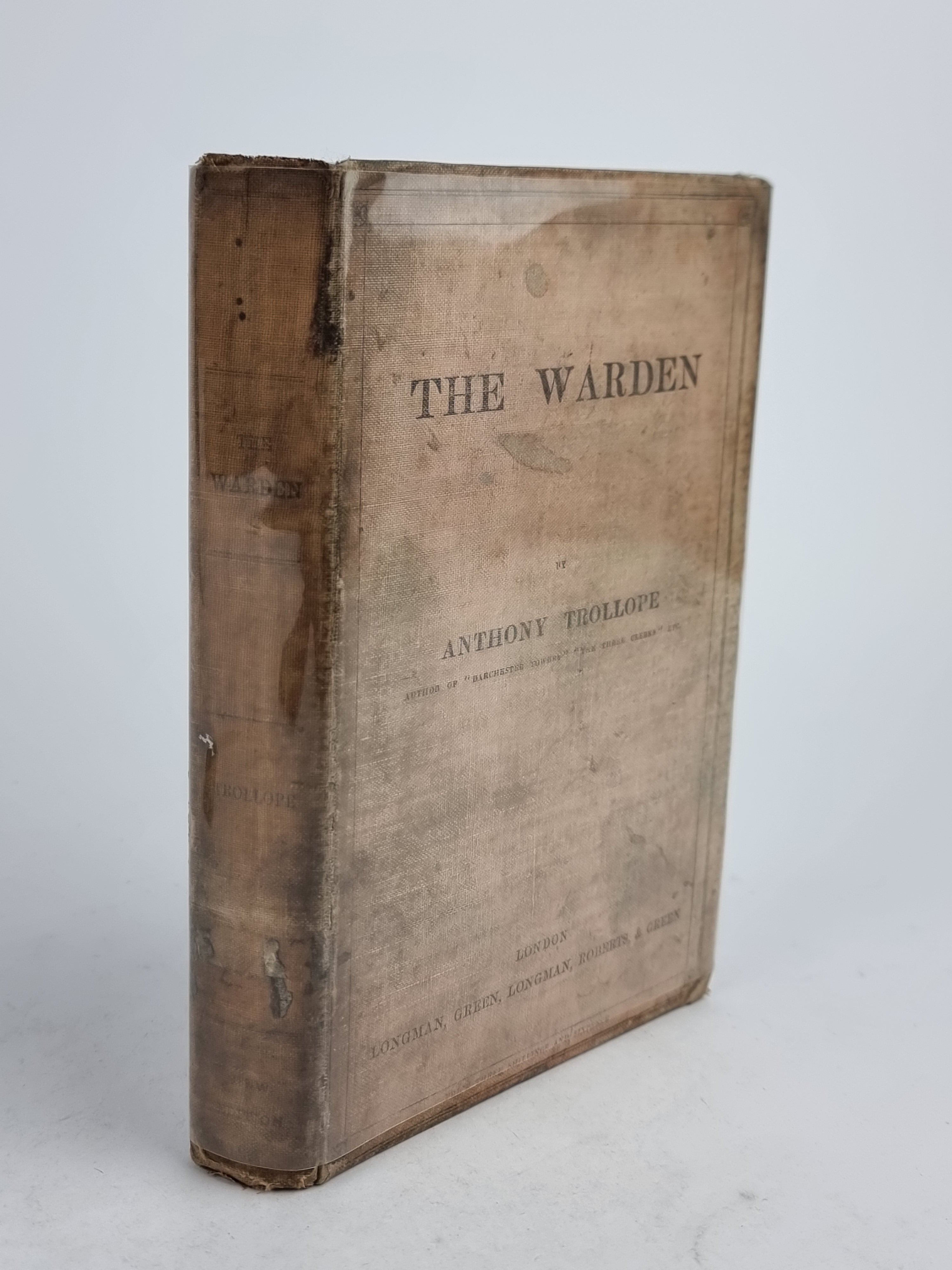 The Warden, Anthony Trollope — First Edition (Secondary Binding)