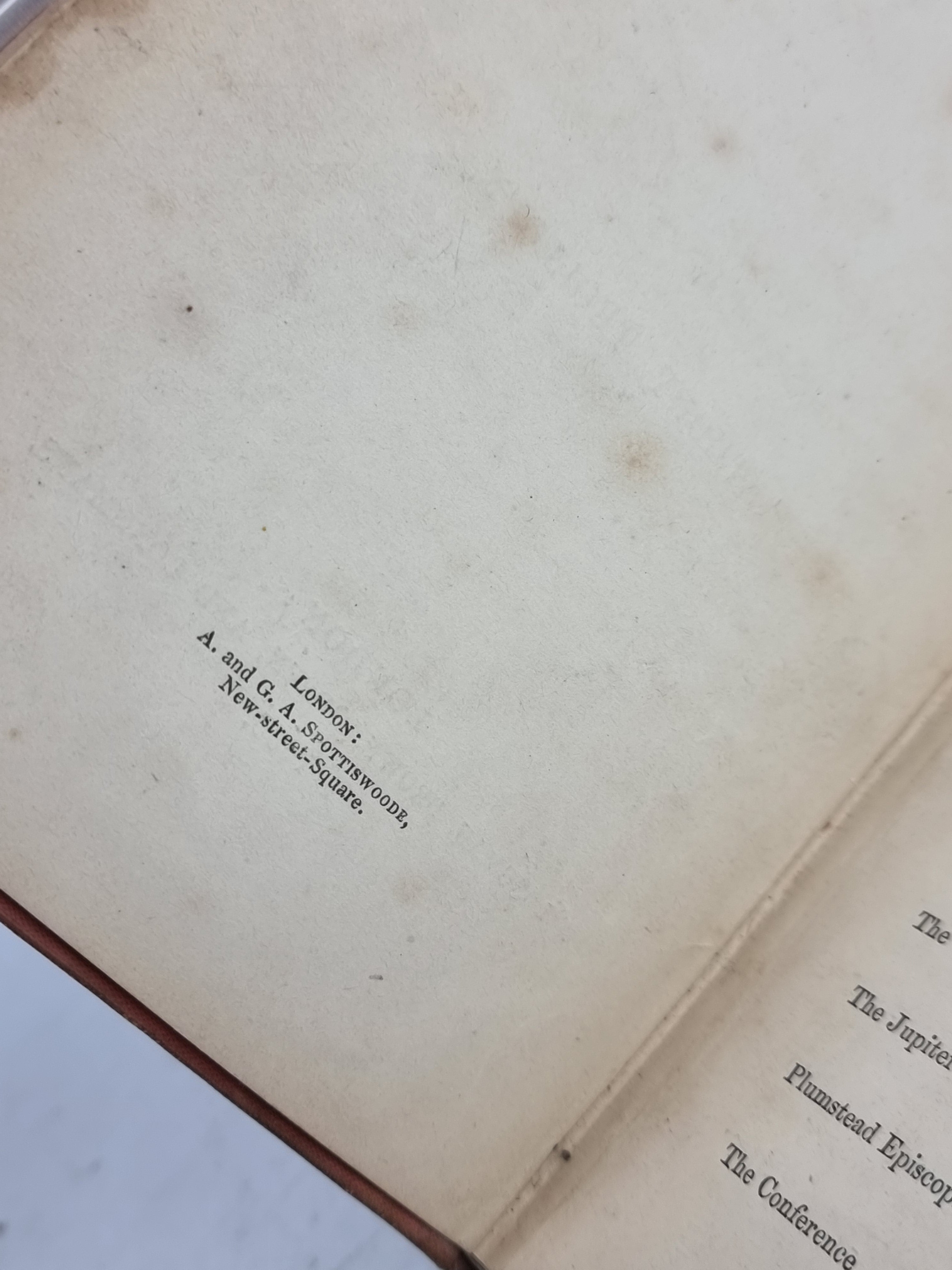 The Warden, Anthony Trollope — First Edition (Secondary Binding)