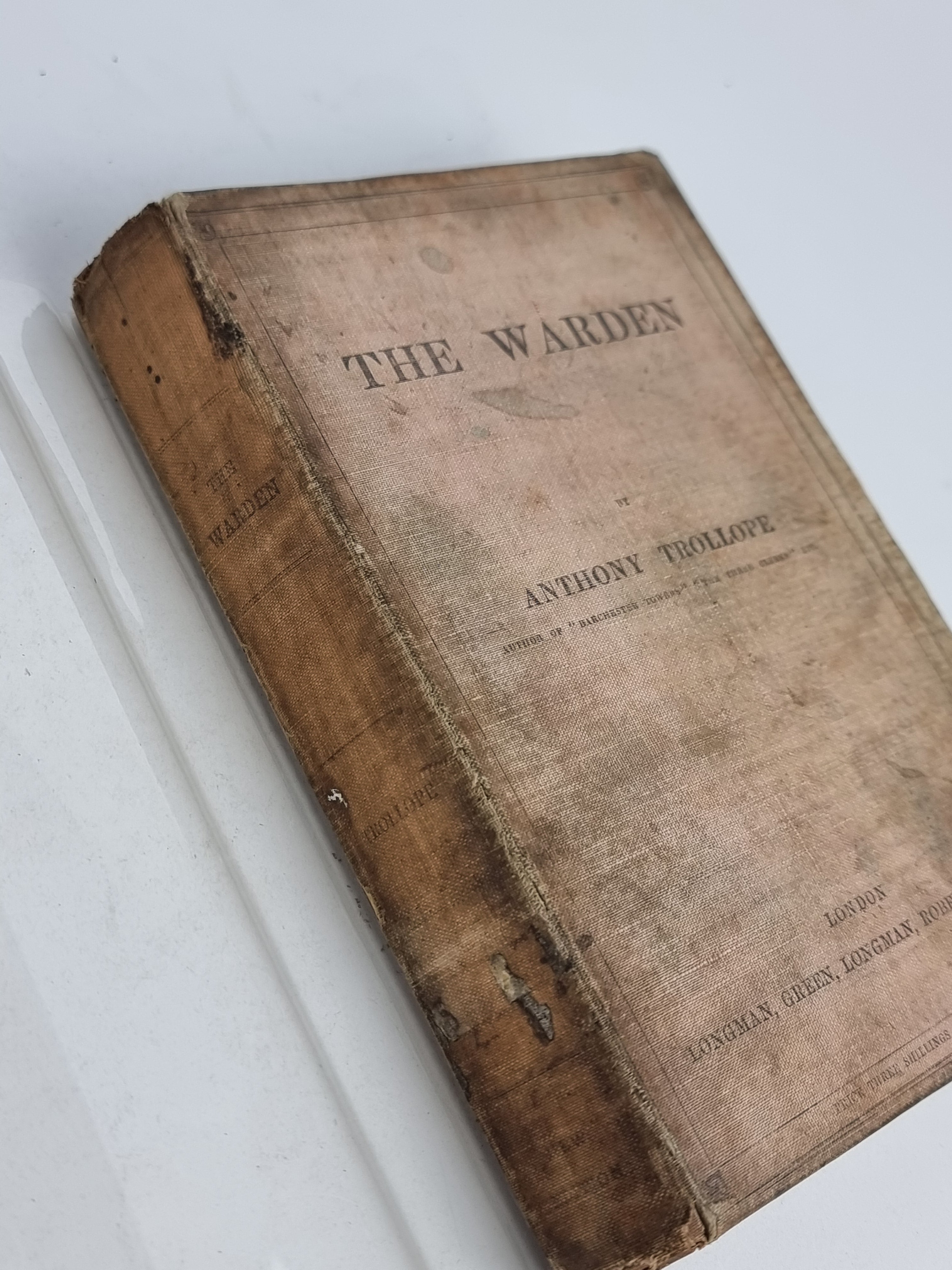 The Warden, Anthony Trollope — First Edition (Secondary Binding)