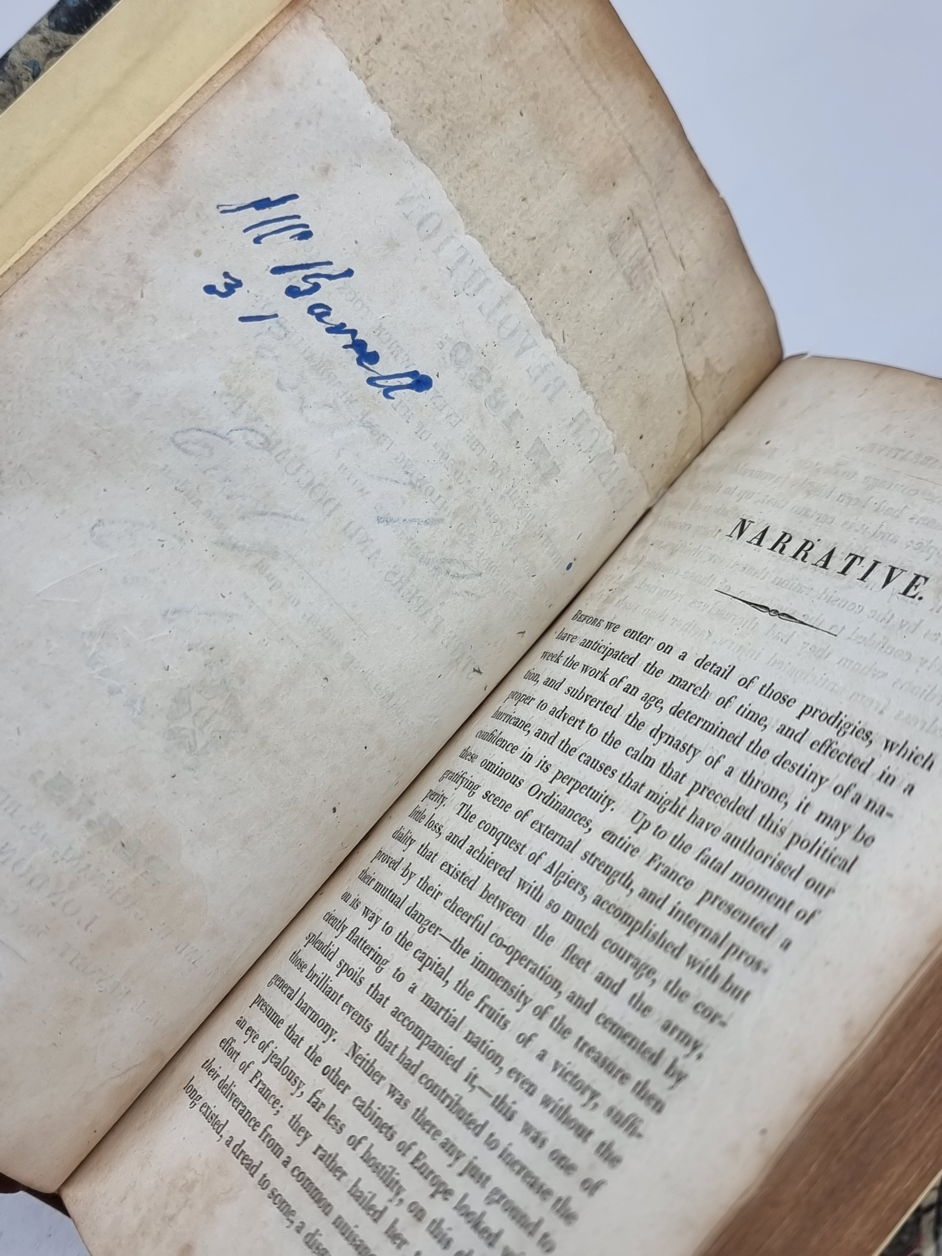 Narrative of the French Revolution in 1830, Charles Caleb Colton — 1st Edition