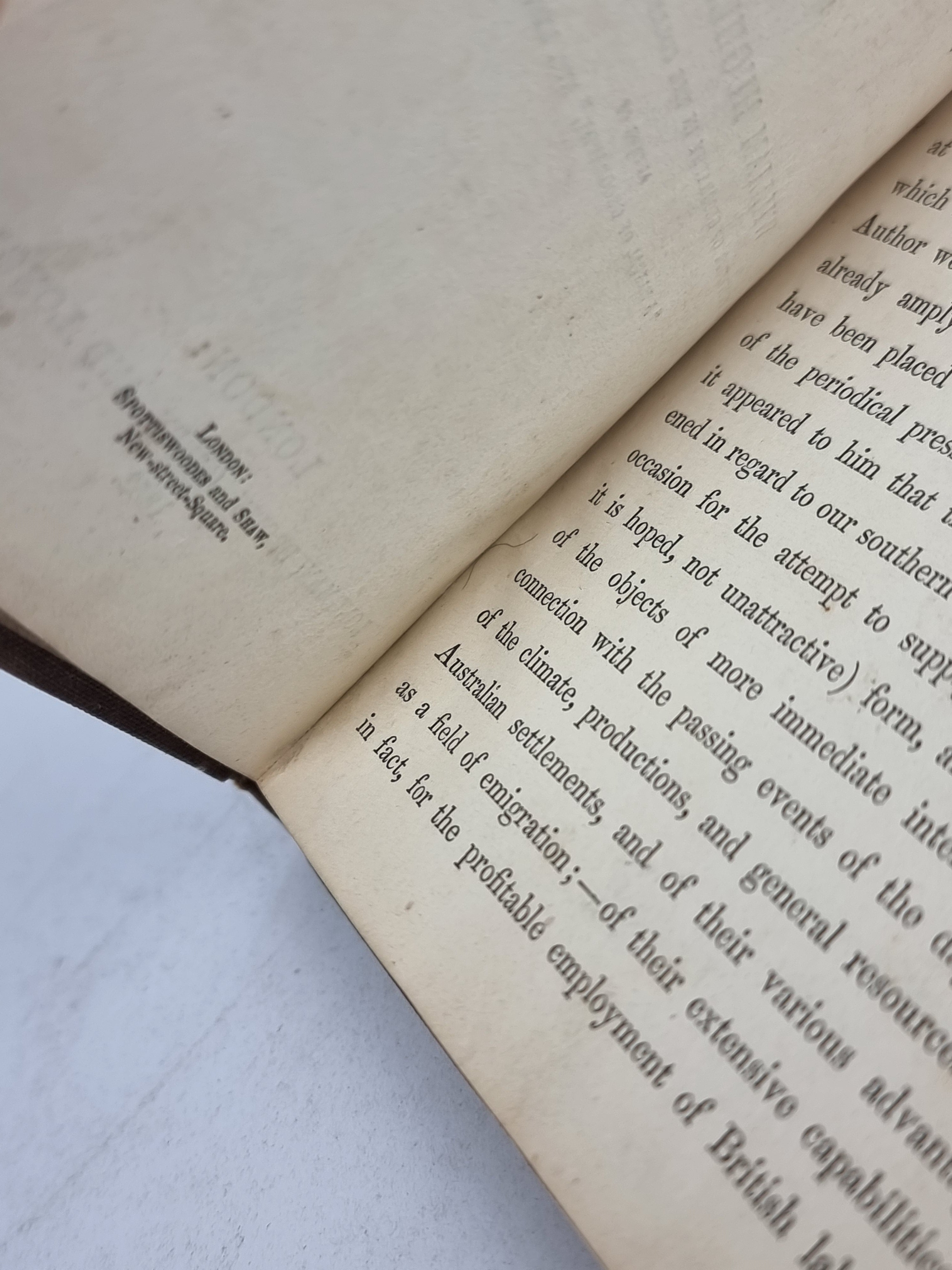 Australian Colonies: Their Origin and Present Condition, William Hughes — 1852 Ed.