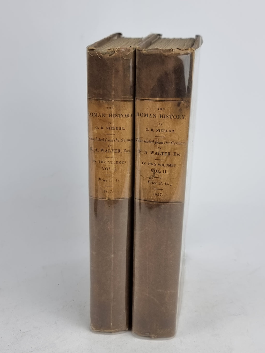 The Roman History, G. B. Niebuhr — 1st English Edition