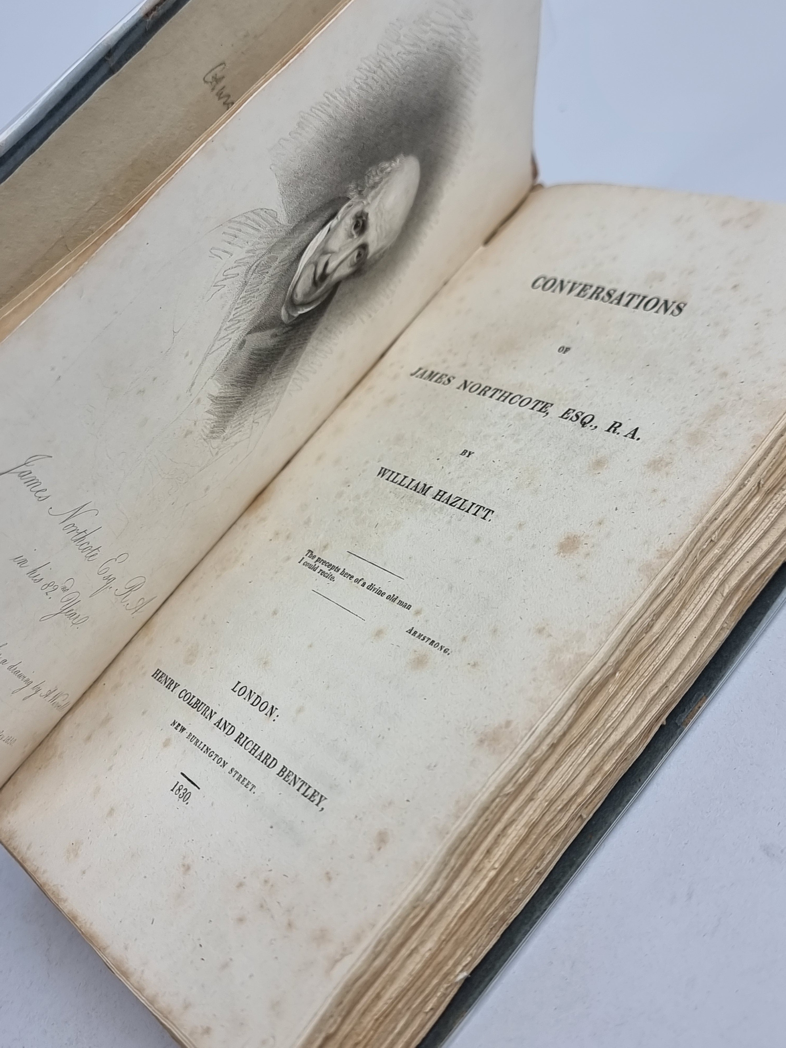 Conversations of James Northcote, Esq., R.A., William Hazlitt — 1st Edition