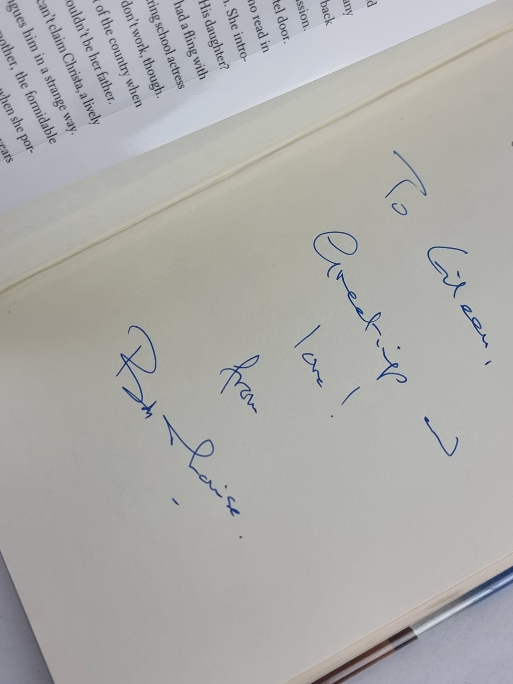 Dying Flames, Robert Barnard — 1st USA Edition, Signed & Inscribed