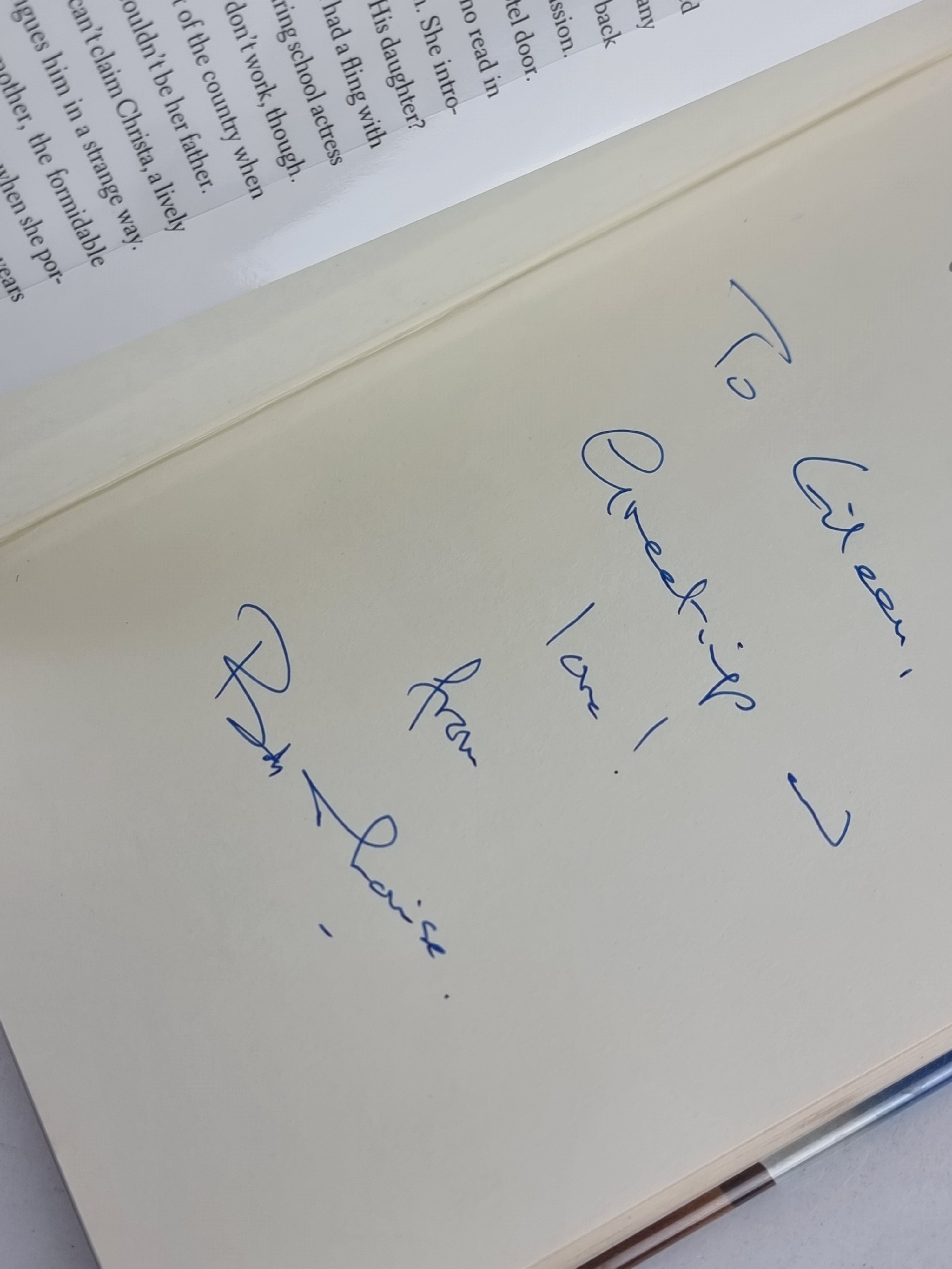 Dying Flames, Robert Barnard — 1st USA Edition, Signed & Inscribed