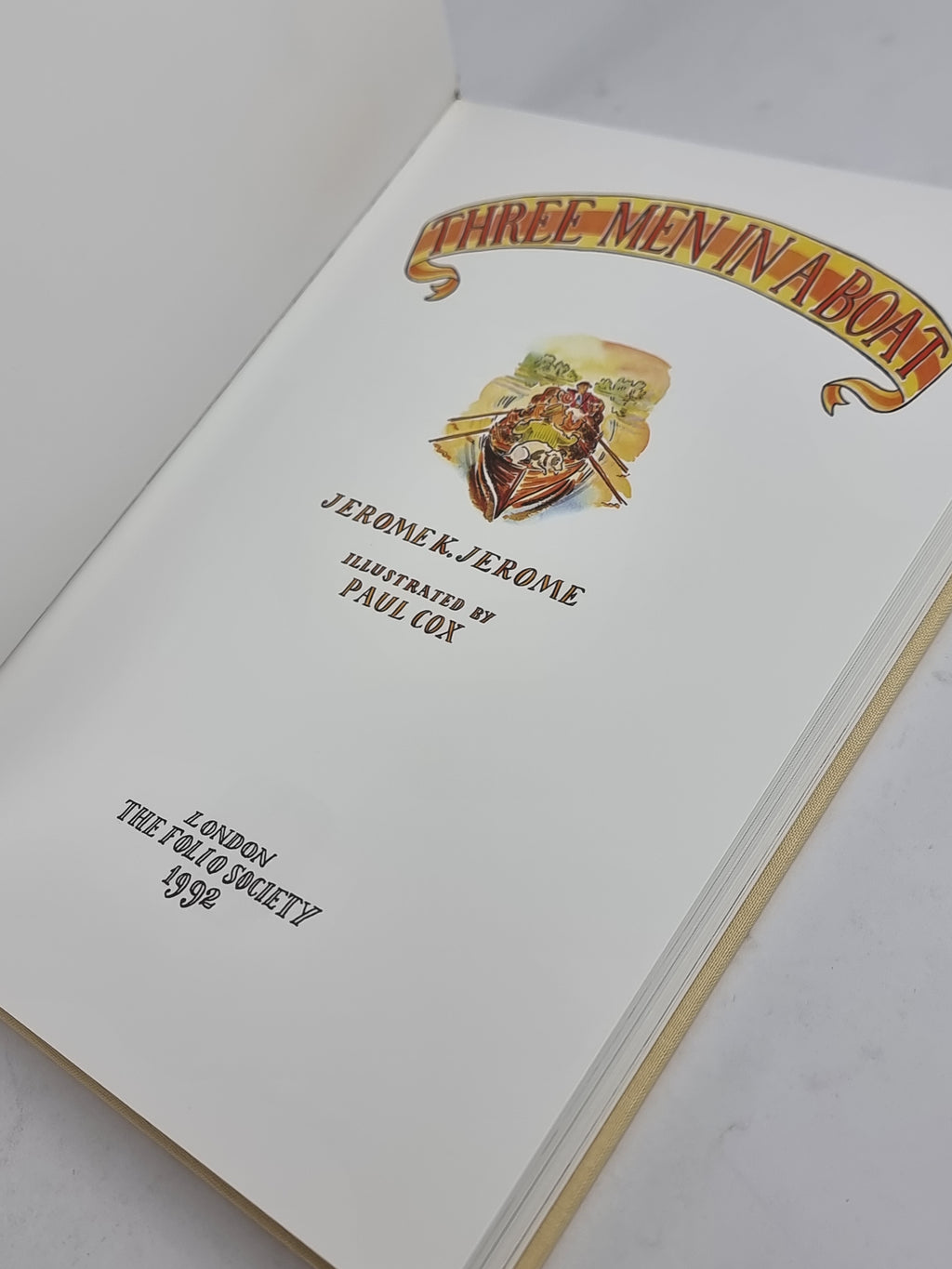 Three Men in a Boat, Jerome K. Jerome — Folio Society Edition