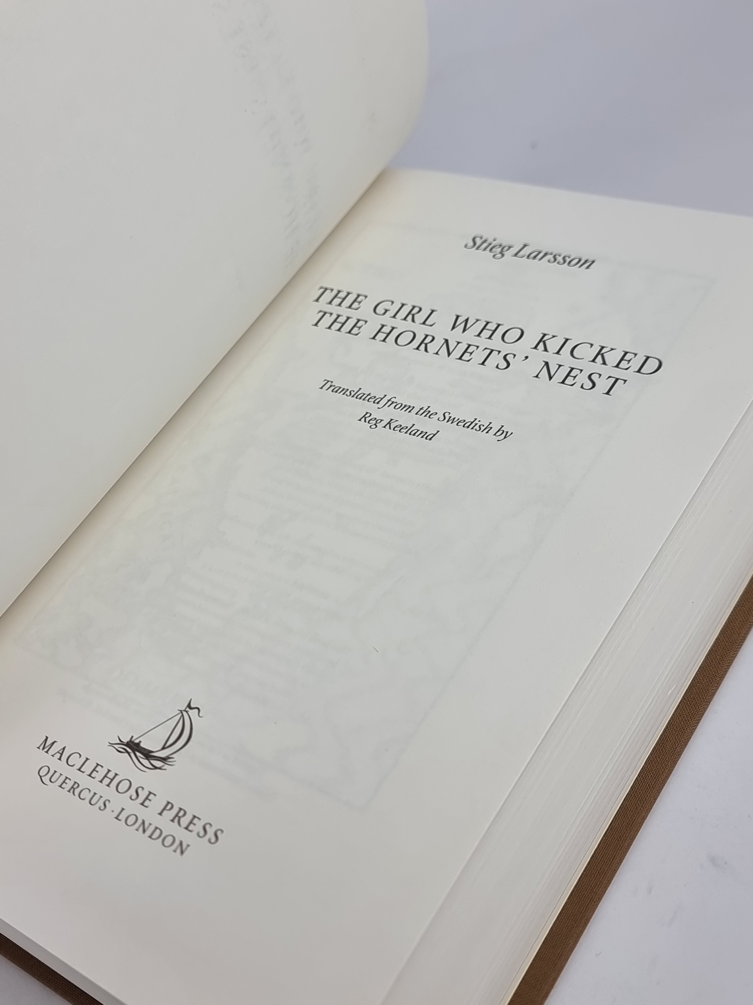 The Millennium Trilogy, Stieg Larsson — 1st Edition Thus