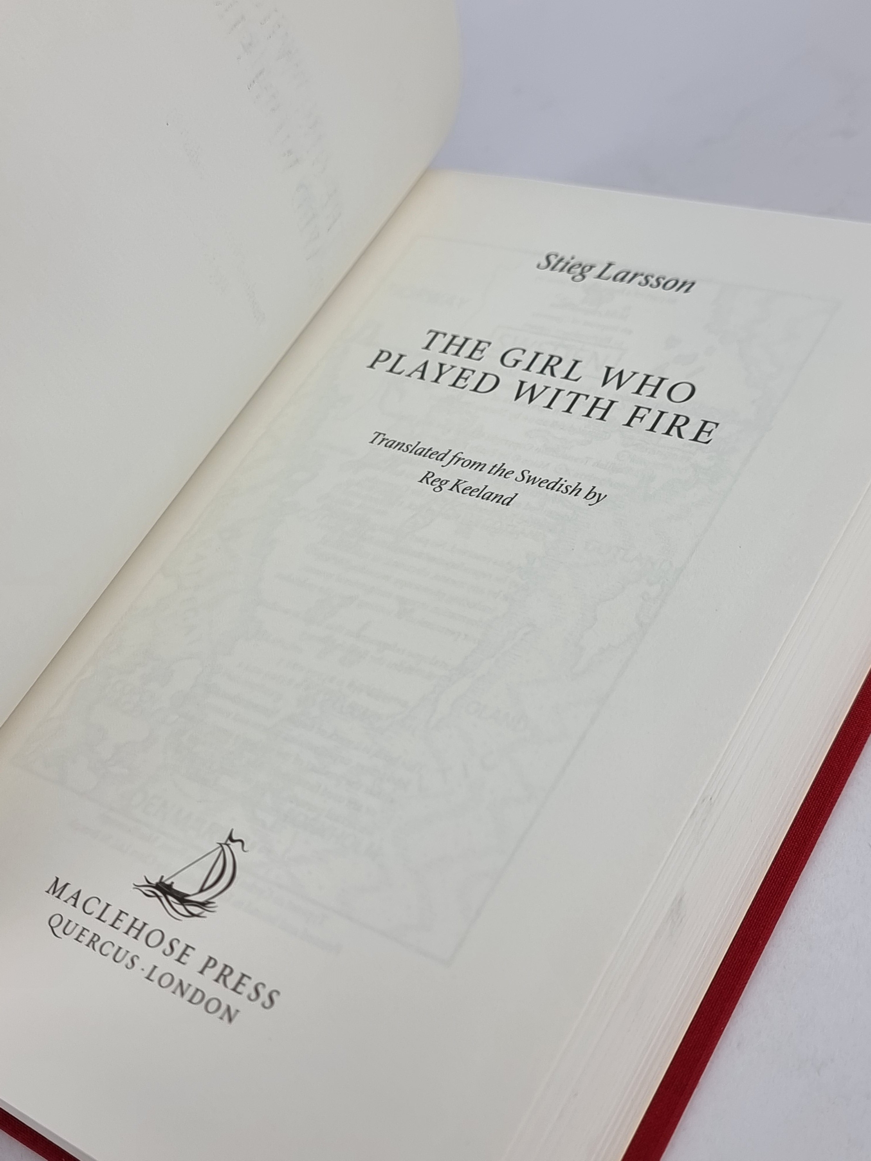 The Millennium Trilogy, Stieg Larsson — 1st Edition Thus
