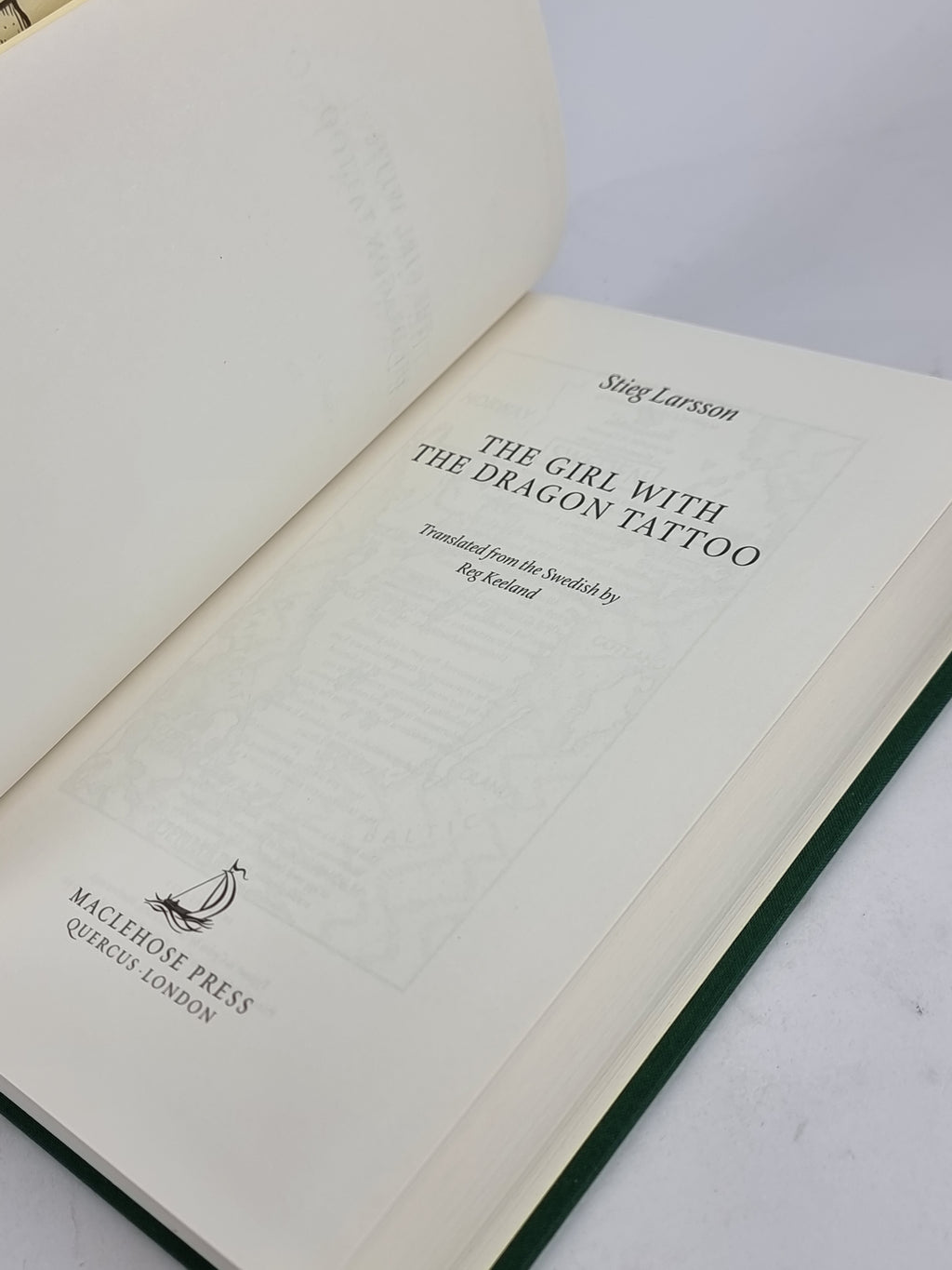 The Millennium Trilogy, Stieg Larsson — 1st Edition Thus