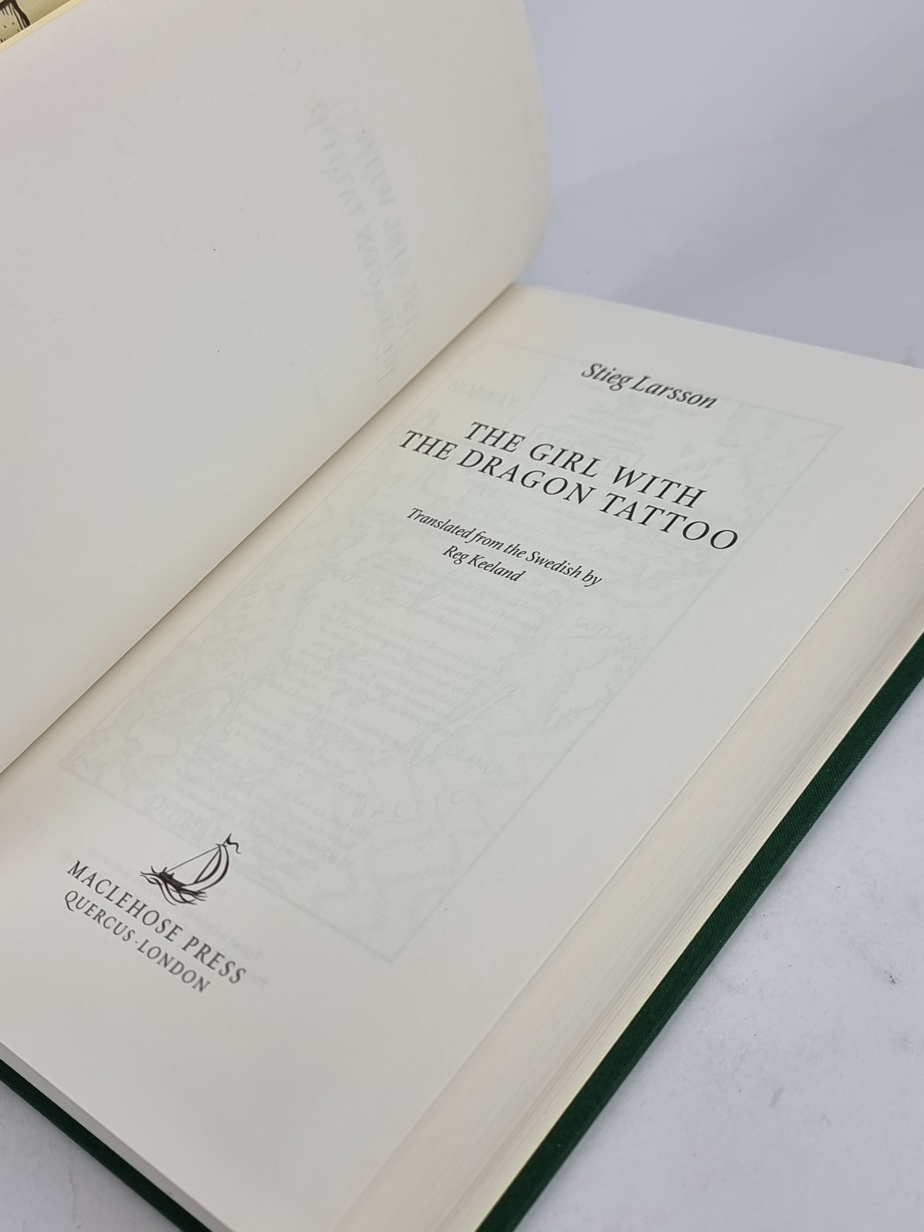 The Millennium Trilogy, Stieg Larsson — 1st Edition Thus