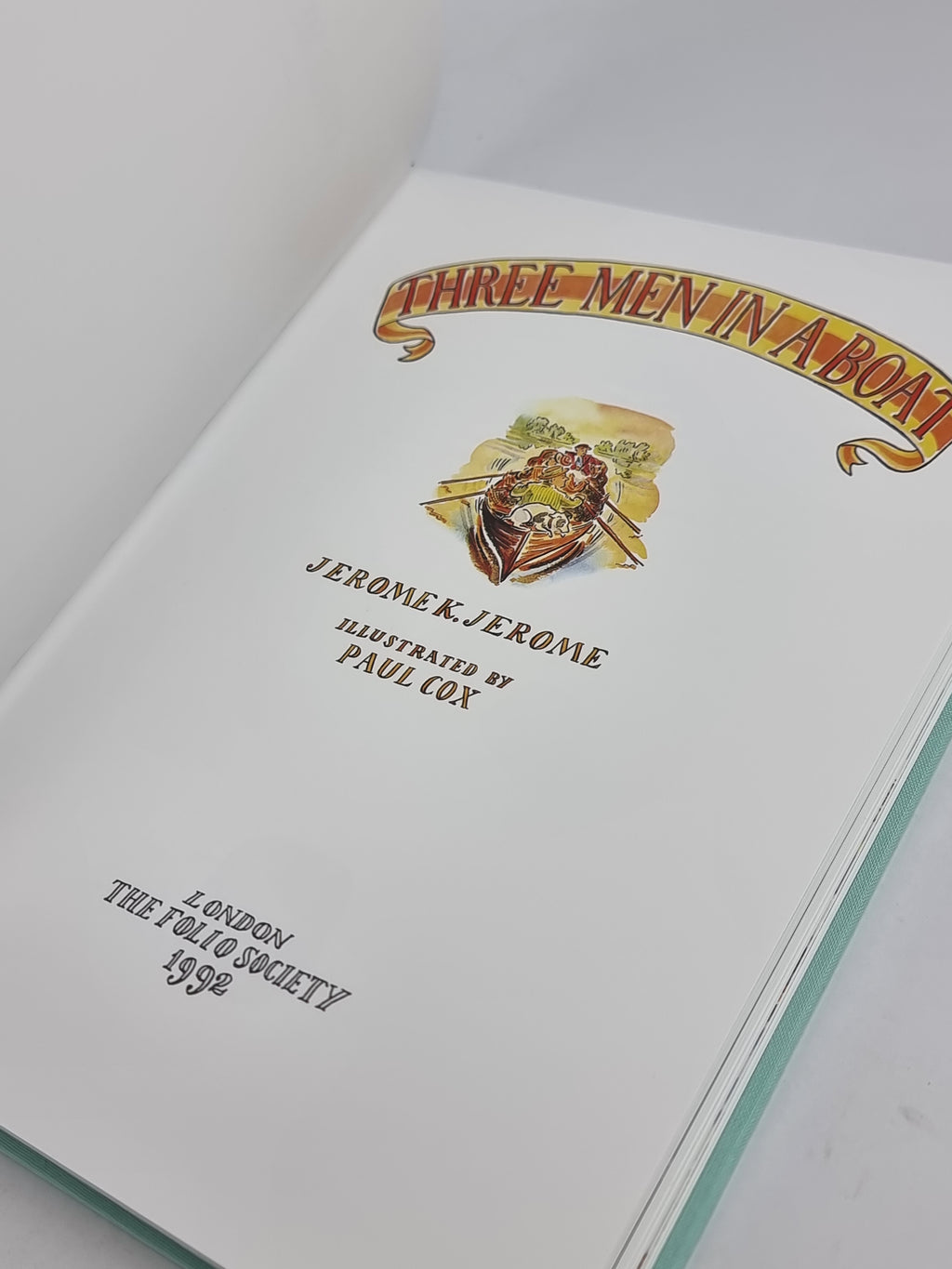 Three Men in a Boat, Jerome K. Jerome — 7th Printing