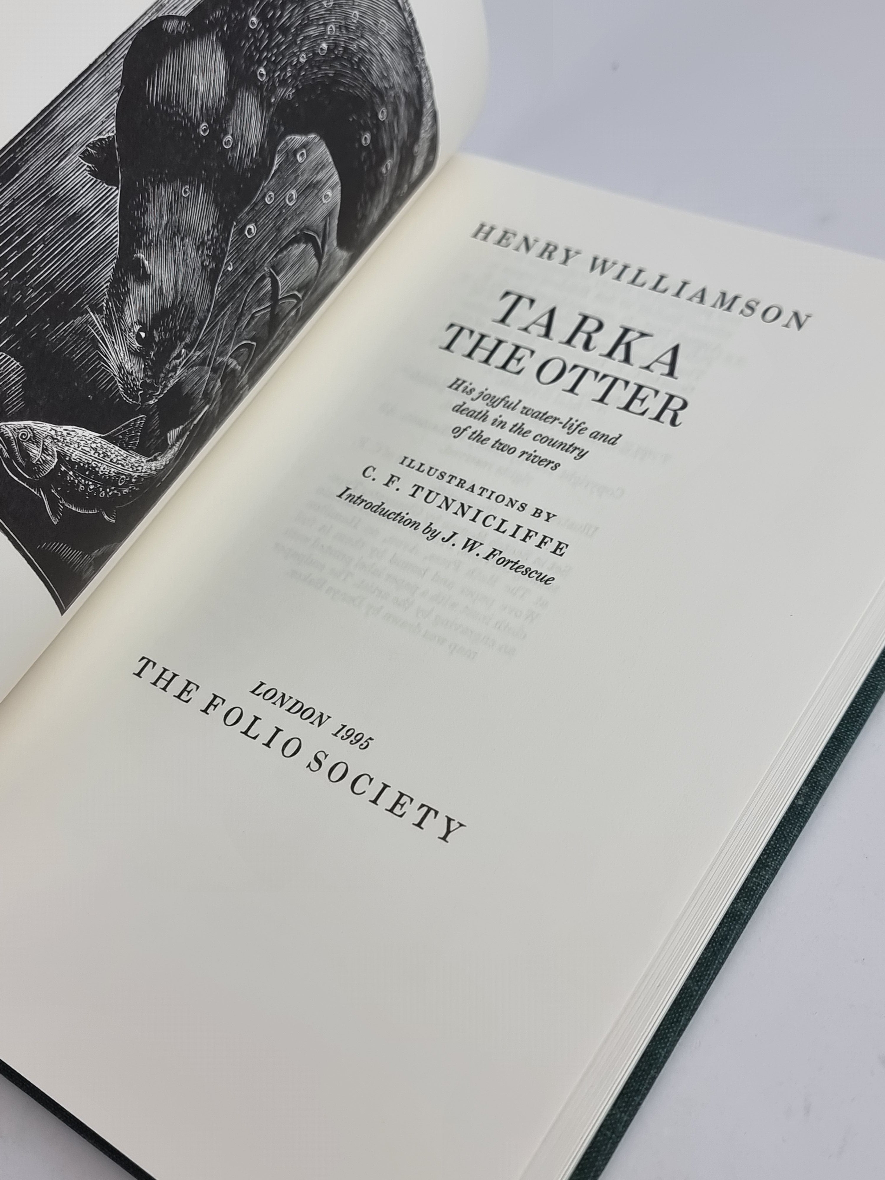 Tarka the Otter, Henry Williamson — 1st Folio Society Edition