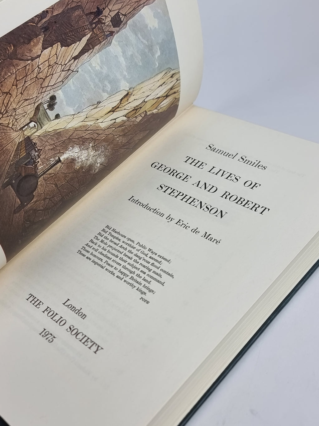 The Lives of George and Robert Stephenson, Samuel Smiles — 1st Folio Society Edition
