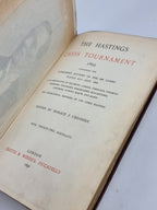 The Hastings Chess Tournament 1895, Horace F. Cheshire (Editor) — 1st Edition