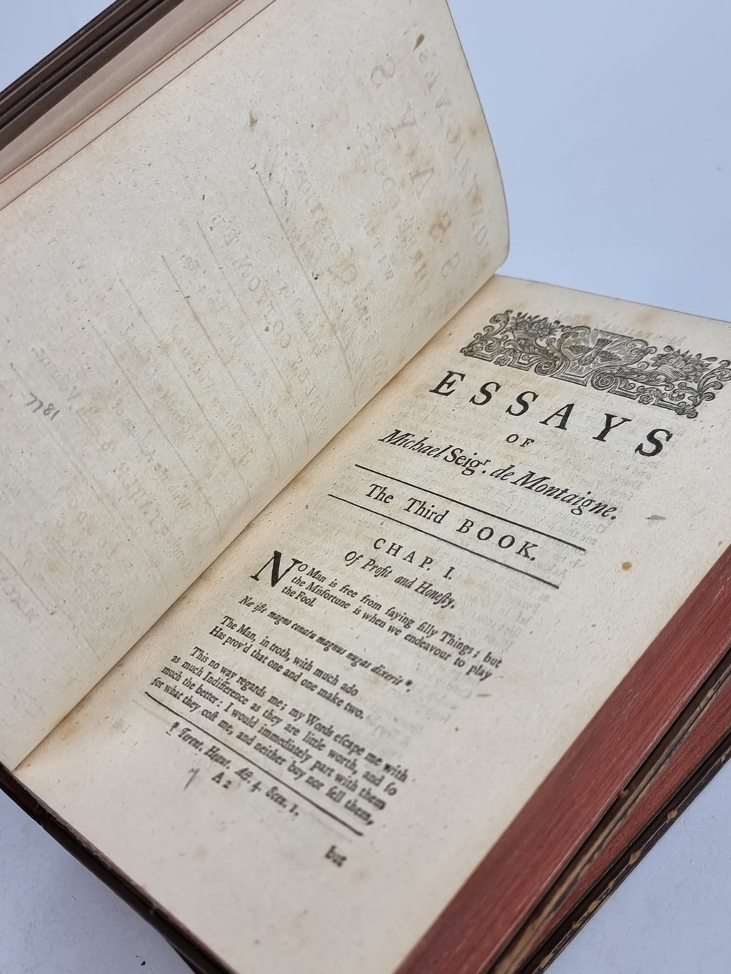 Montaigne's Essays in Three Books. With Notes and Quotations., Michel de Montaigne (Translated by Charles Cotton) — Sixth Edition Corrected and Amended