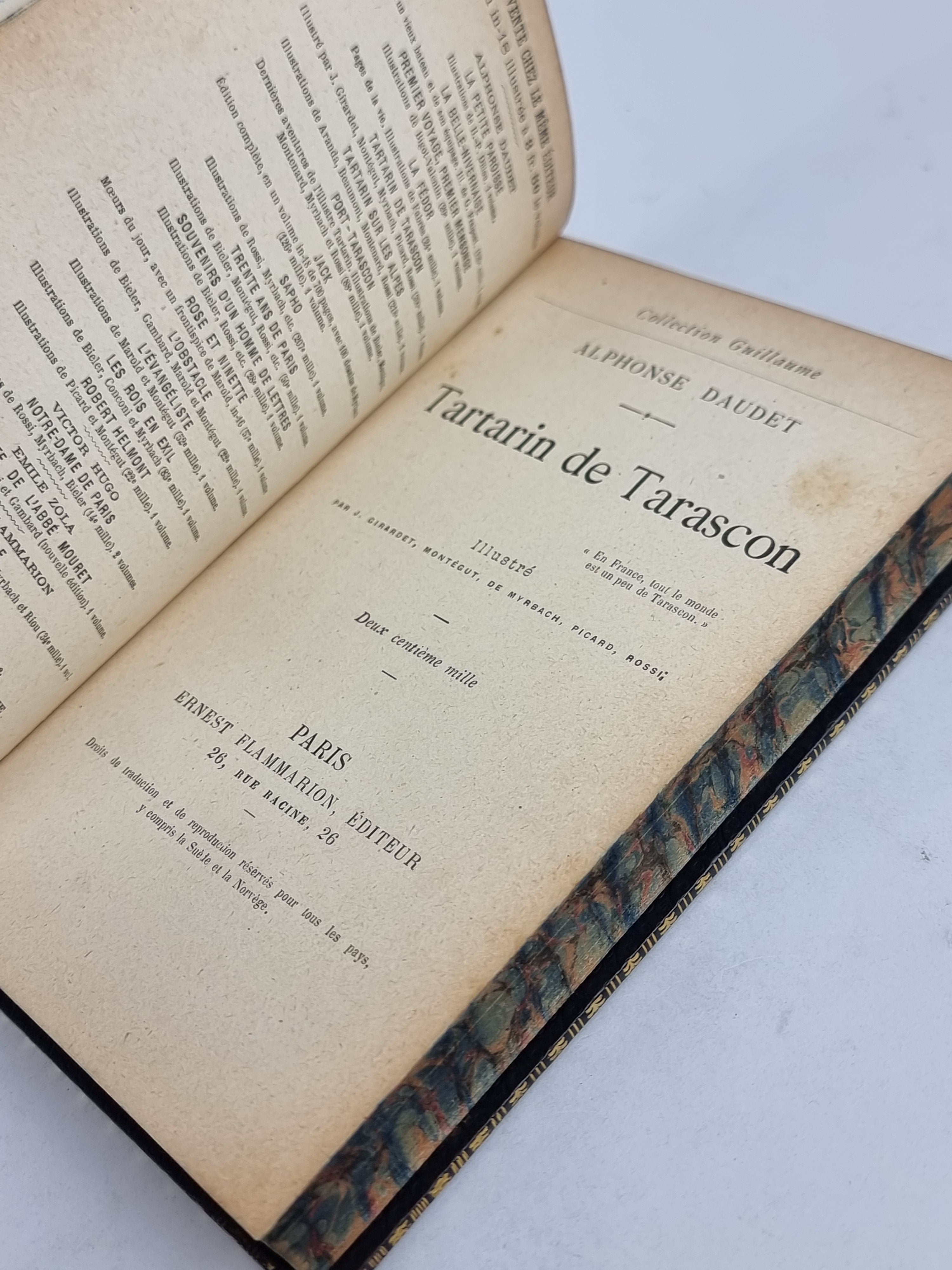 Tartarin de Tarascon, Alphonse Daudet — Collection Guillaume