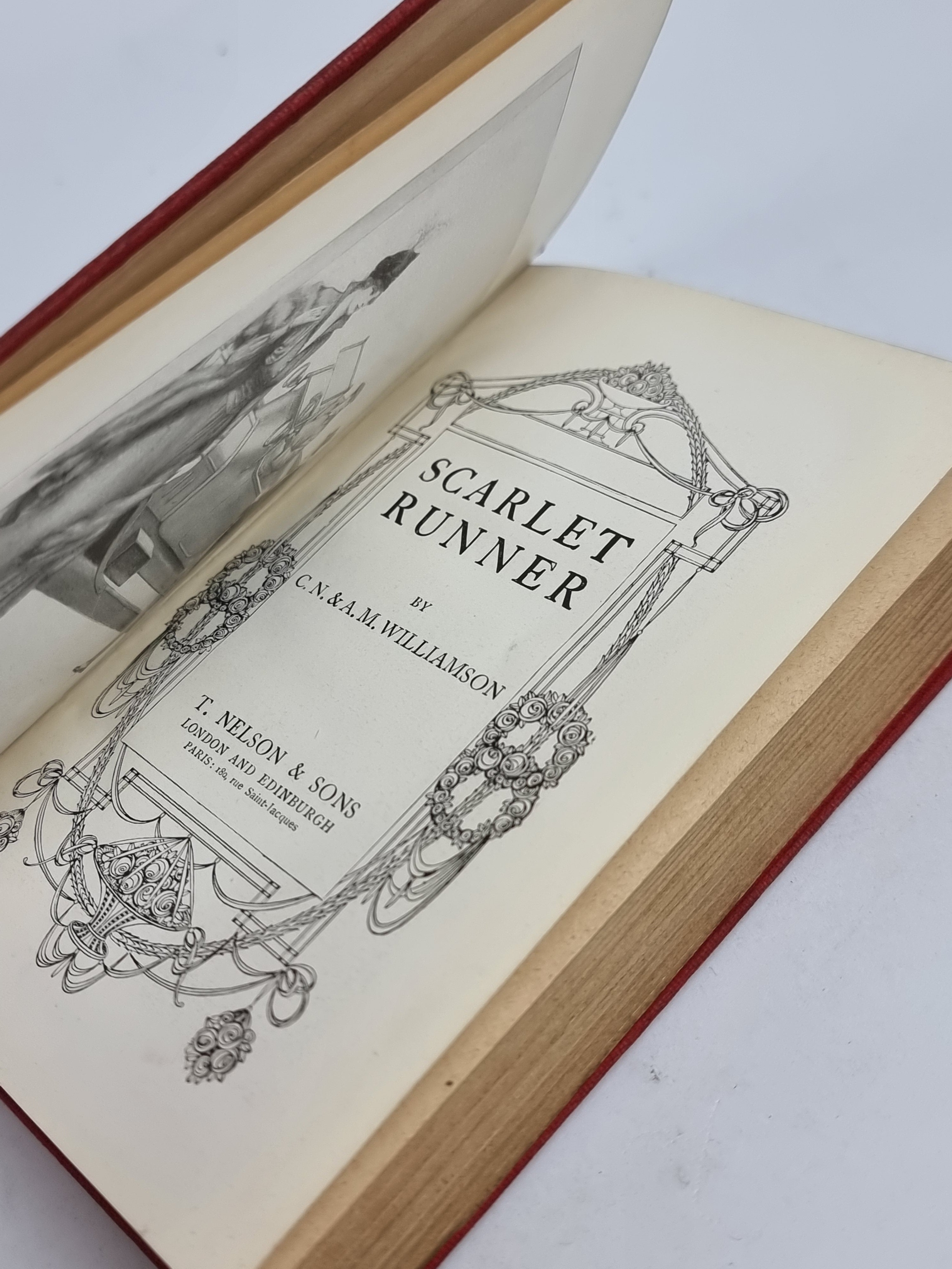 Scarlet Runner, C.N. & A.M. Williamson — Nelson's Library Edition