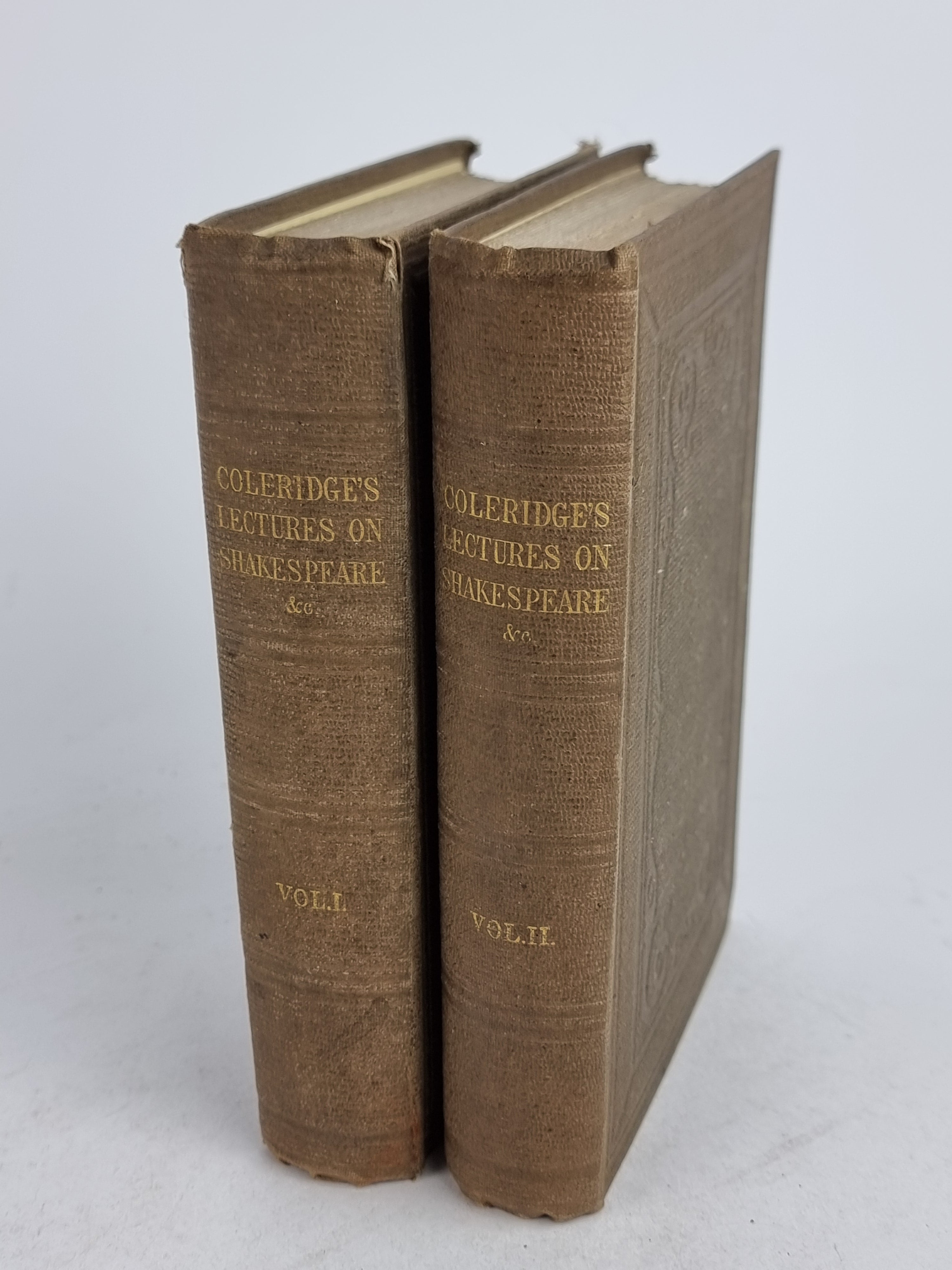 Notes and Lectures upon Shakespeare; Old Poets and Dramatists, Samuel Taylor Coleridge