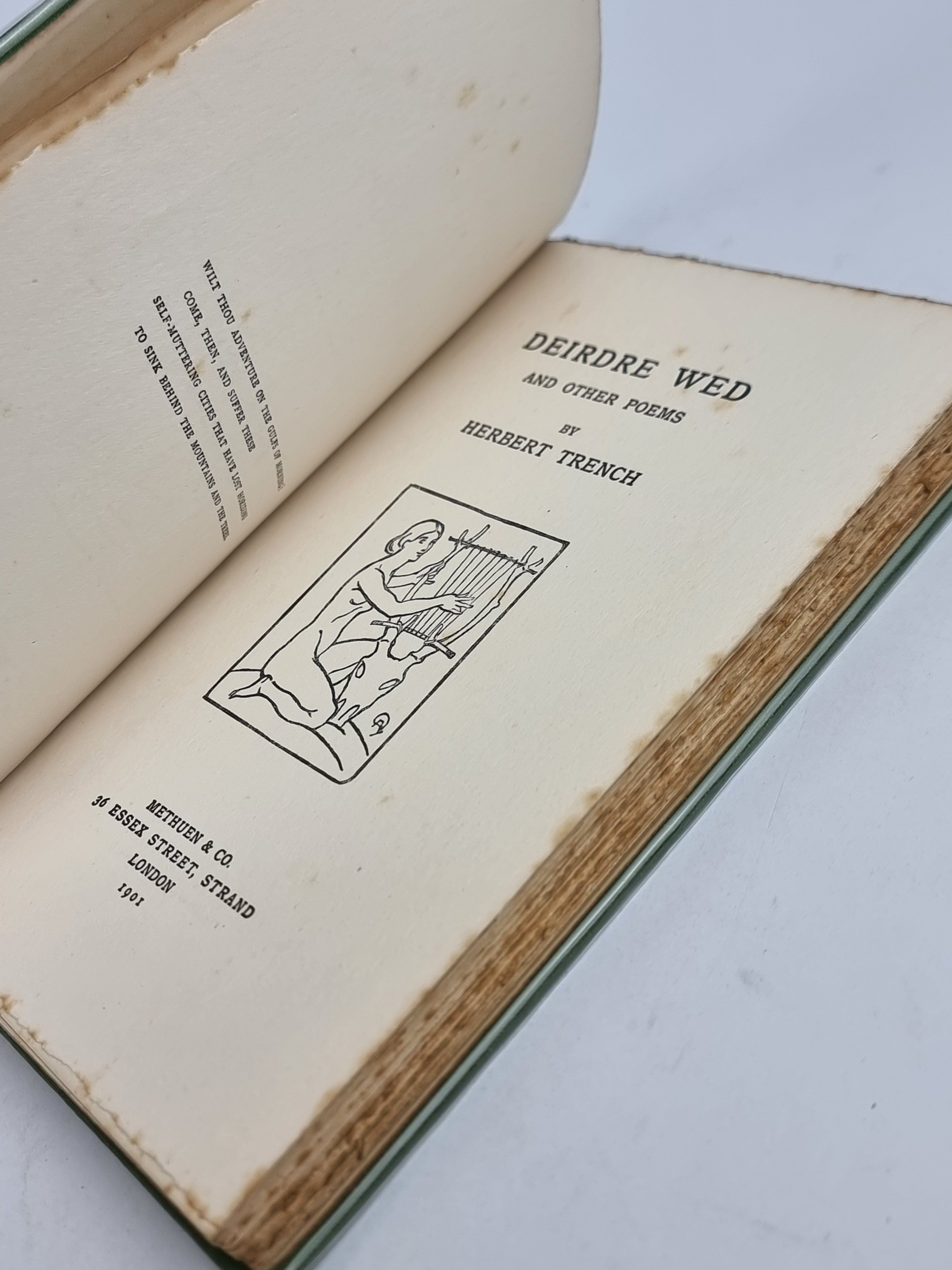 Deirdre Wed and Other Poems, Herbert Trench — 1st Edition