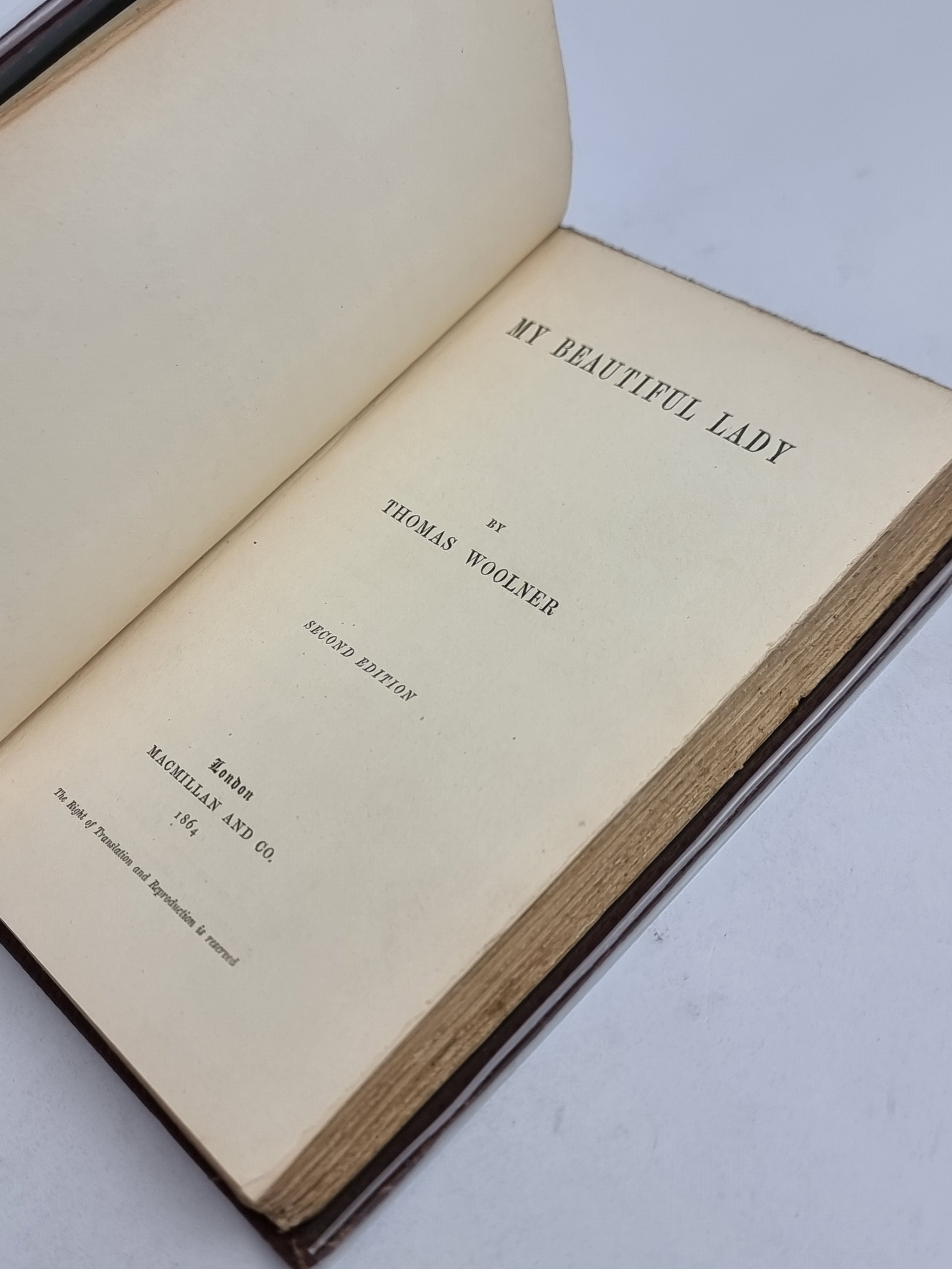My Beautiful Lady, Thomas Woolner — 2nd Edition
