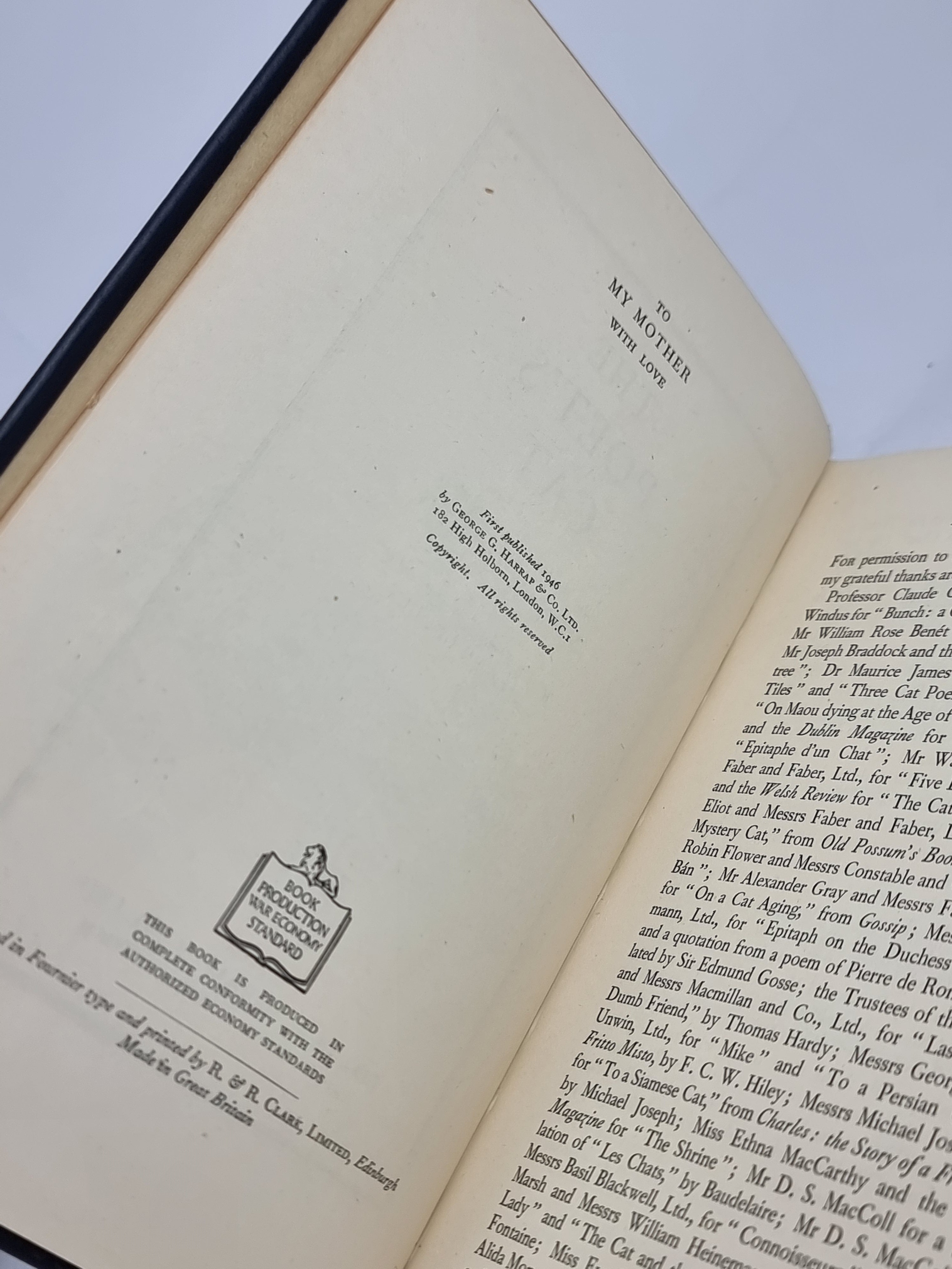 The Poet's Cat, Compiled by Mona Gooden — 1st Edition