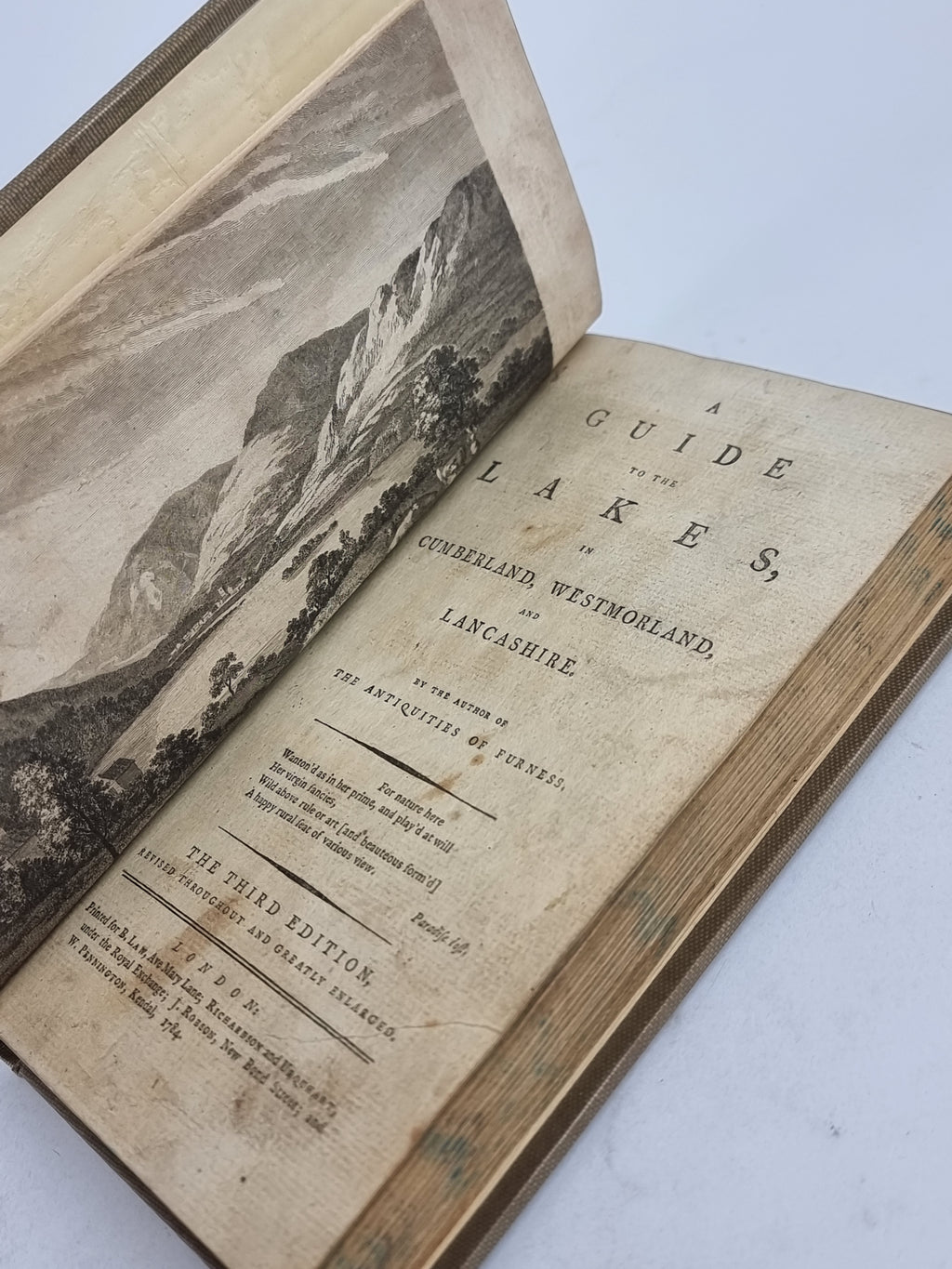 A Guide to the Lakes, in Cumberland, Westmorland, and Lancashire, Thomas West